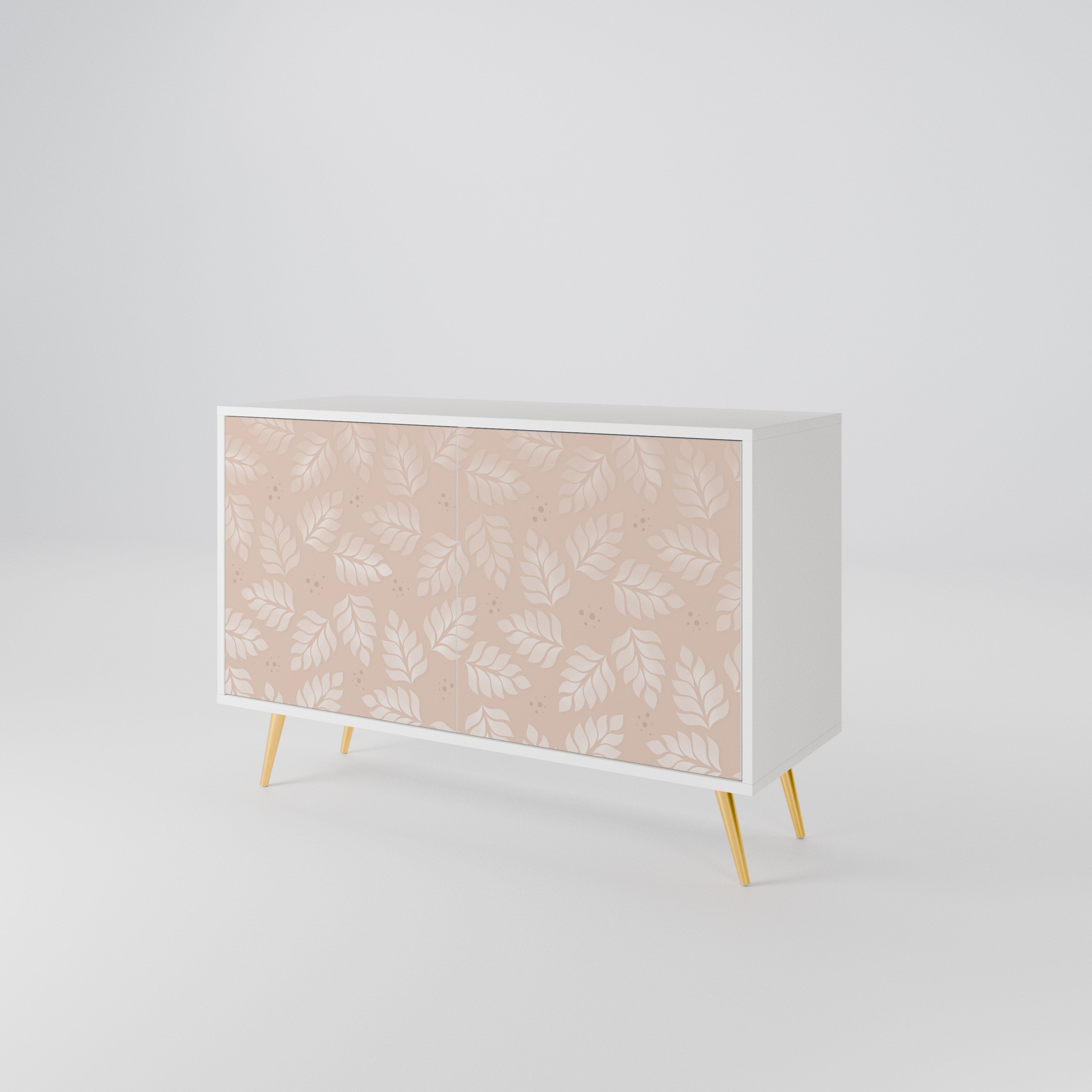 LEAVES ON BEIGE 2-Door Sideboard