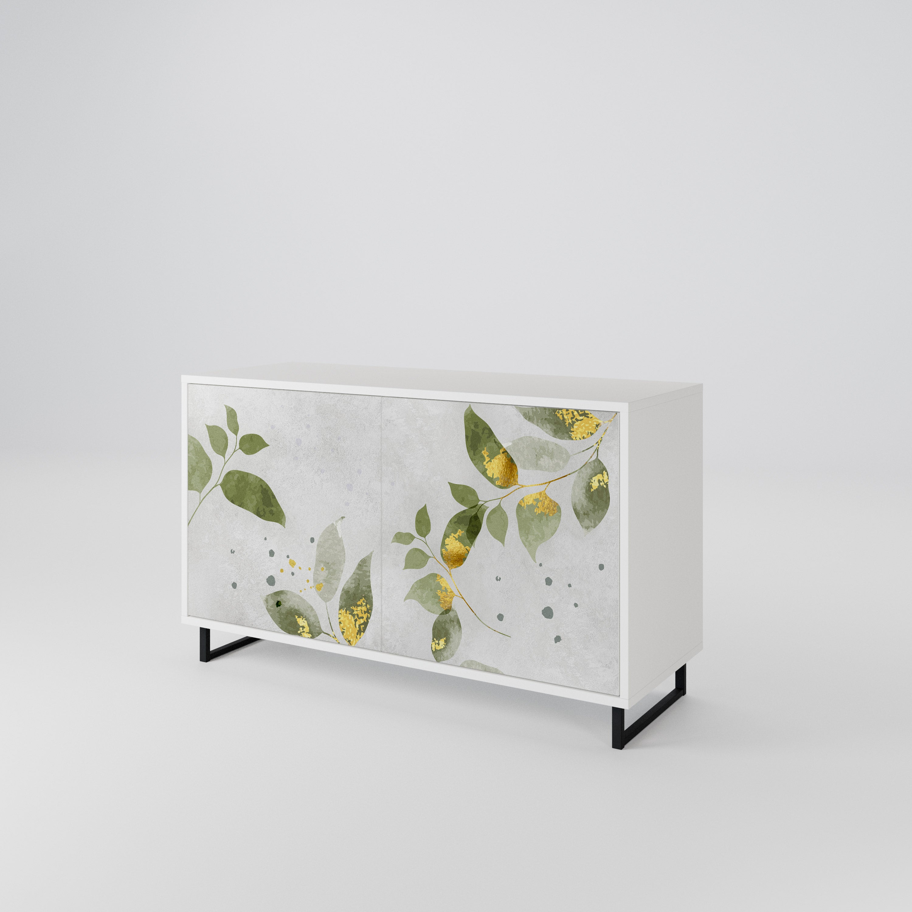ELEGANT BOTANICS Skänk med två dörrar