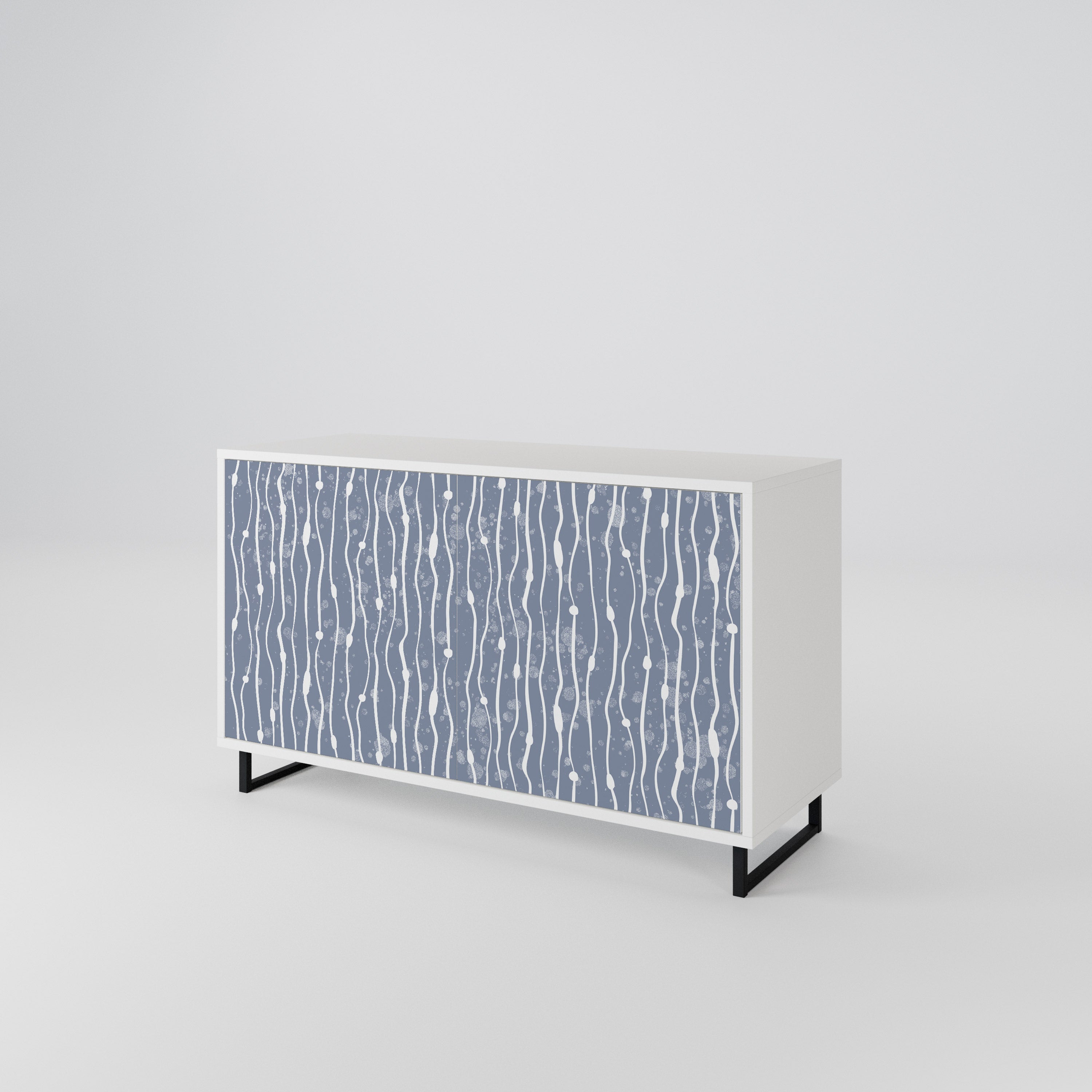 GRAPHITE RAIN Aparador de 2 Portas