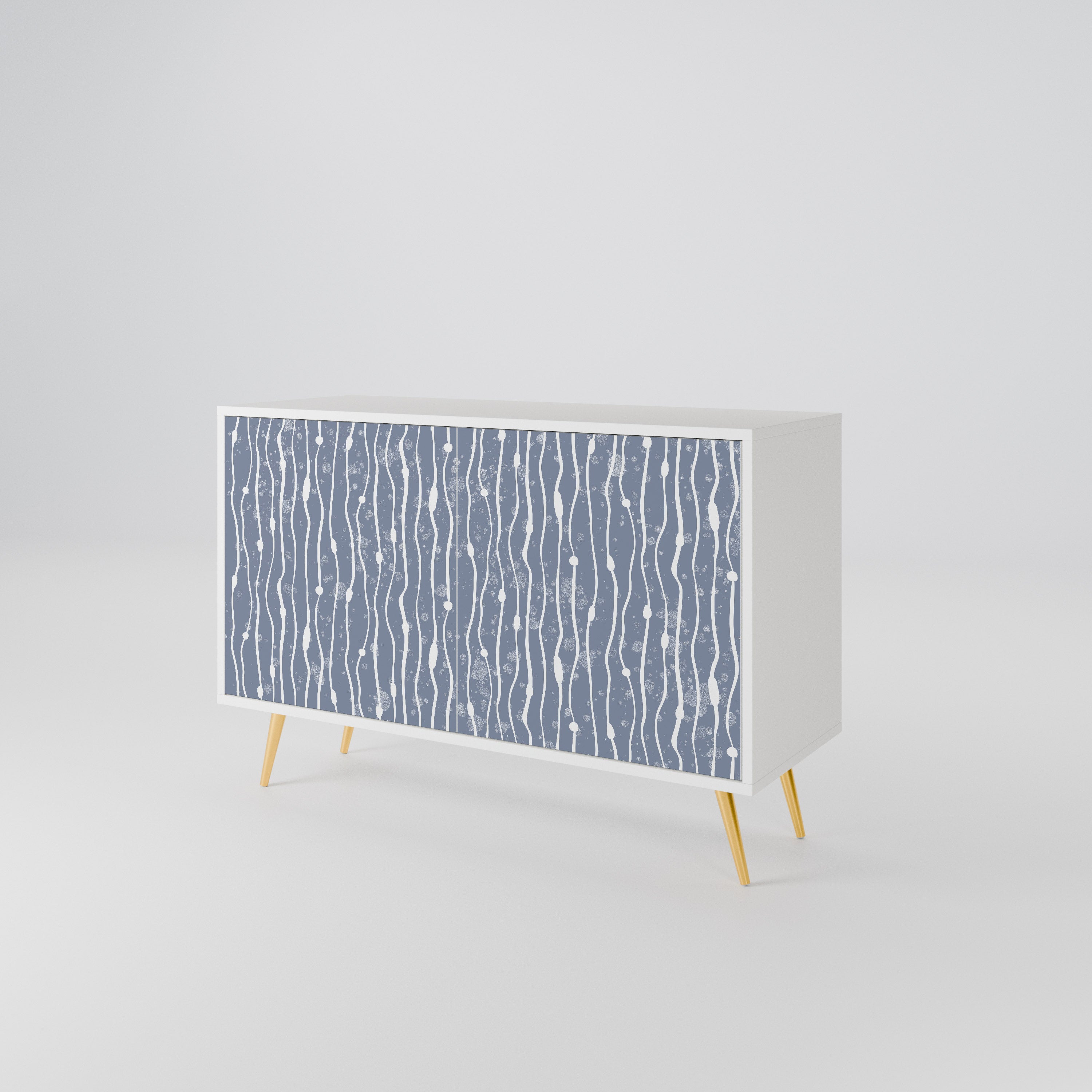 GRAPHITE RAIN Aparador de 2 Portas