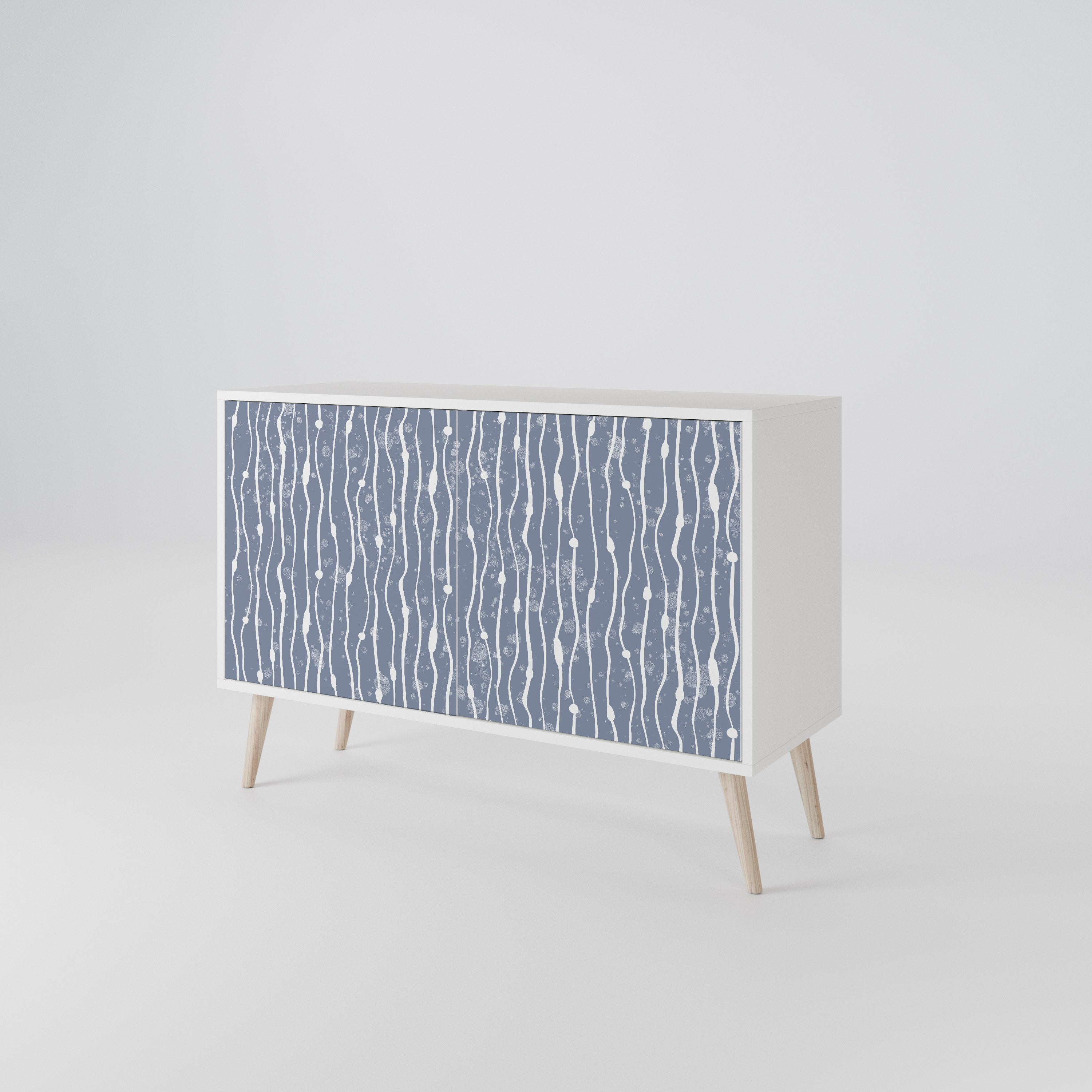 GRAPHITE RAIN Aparador de 2 Portas