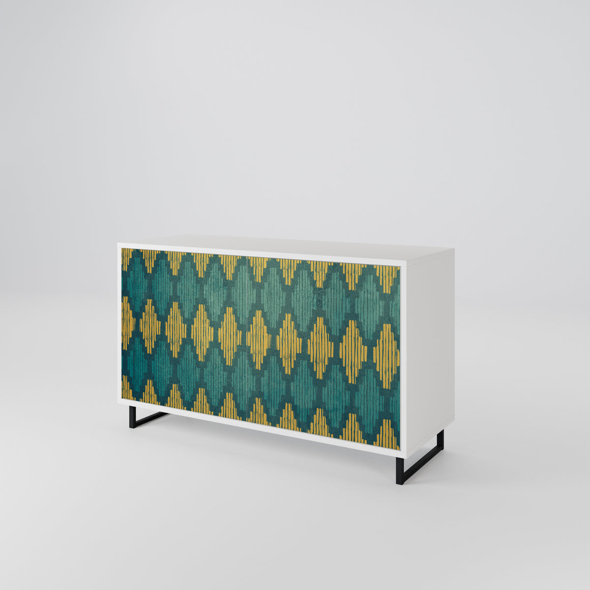POLYGONS Skänk med två dörrar