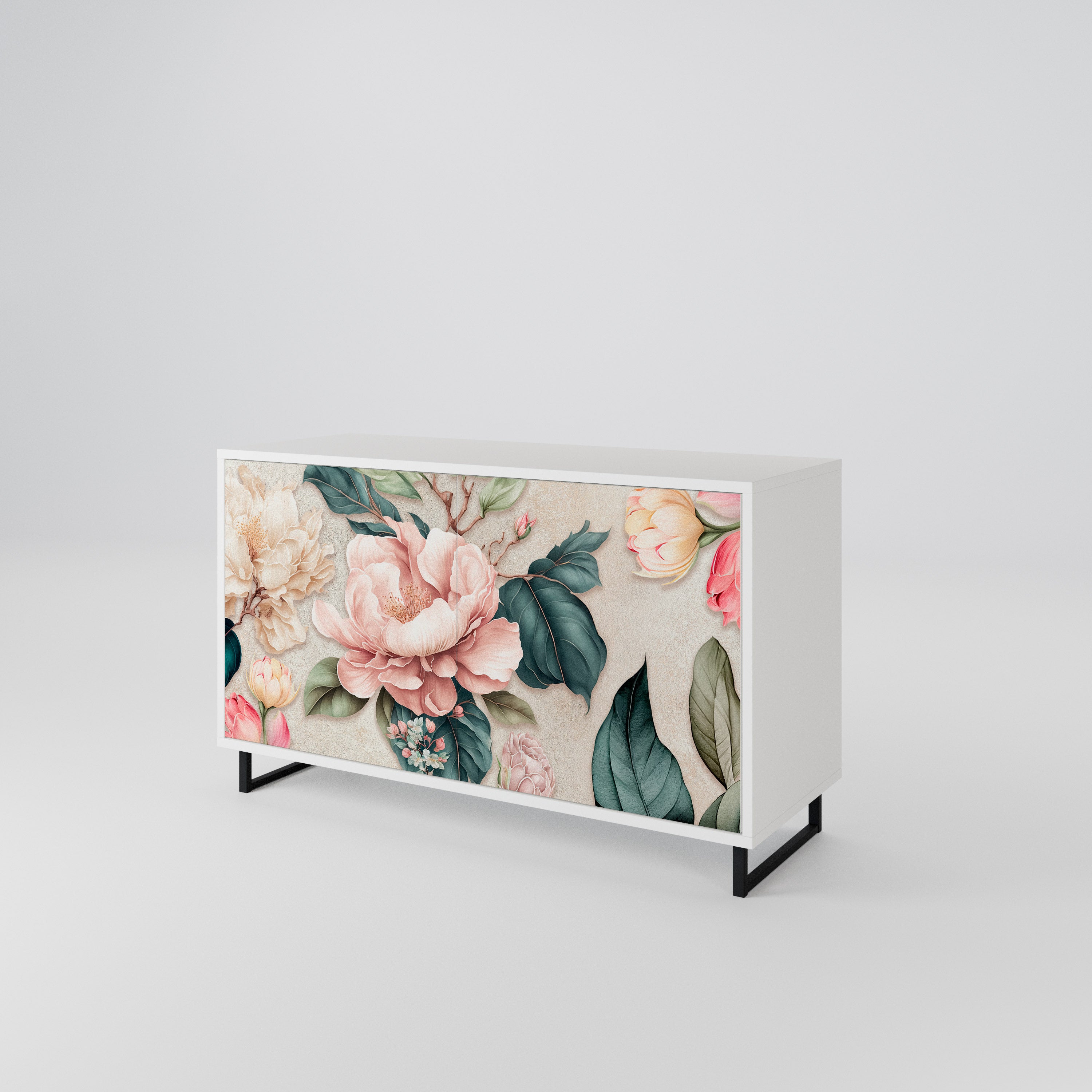 FLORAL GRACE Dvoudveřová komoda