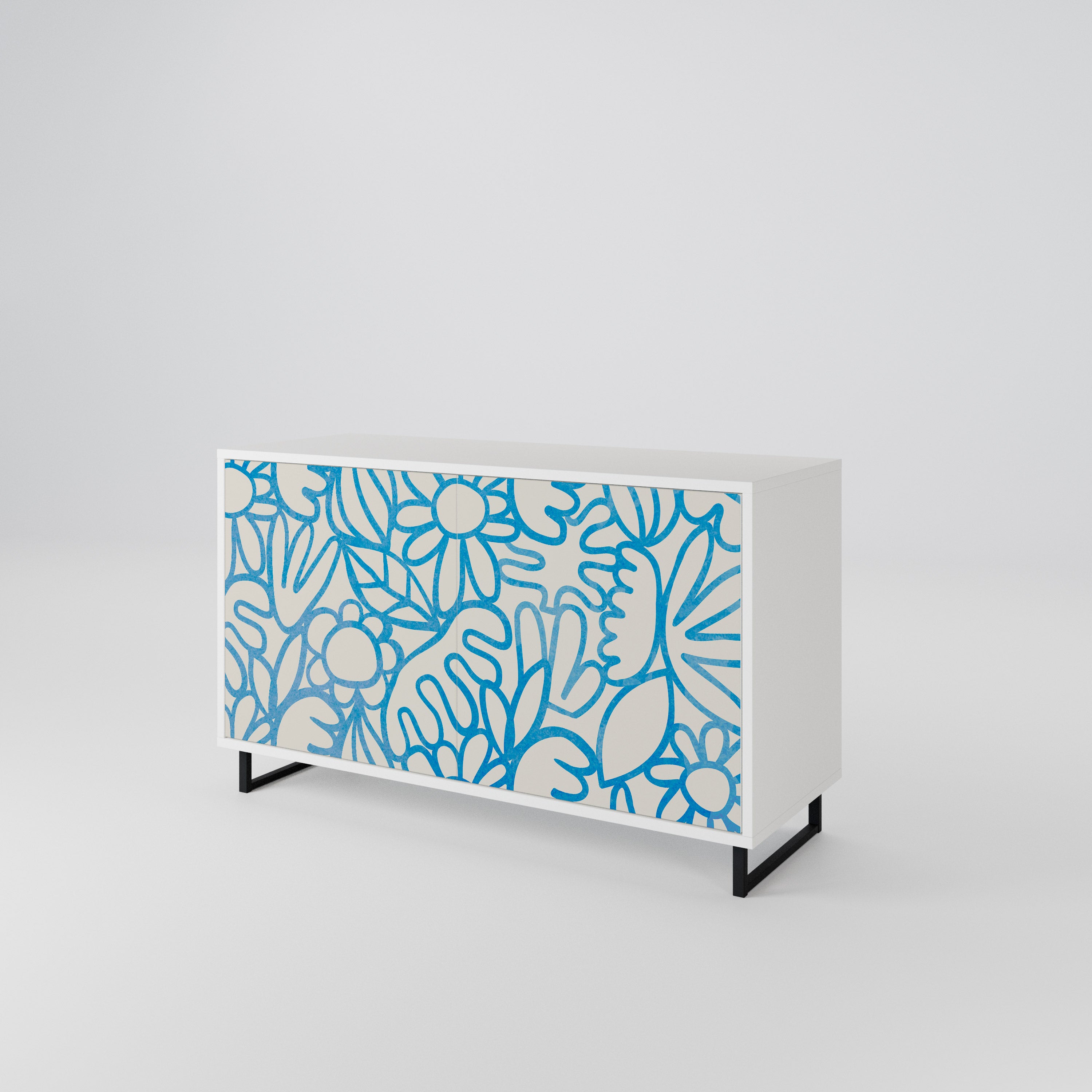 BLOOMY MORNING 2-Door Sideboard