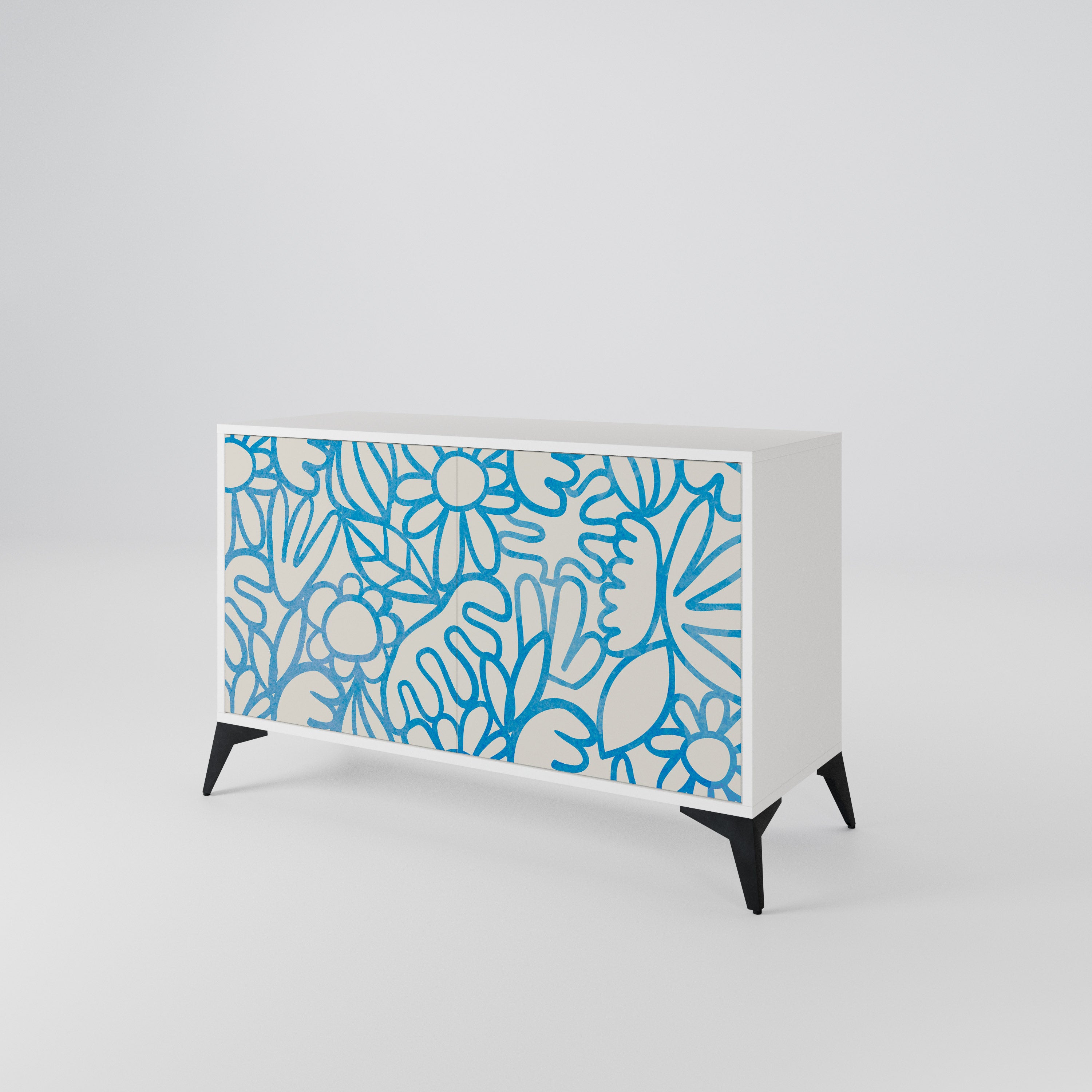 BLOOMY MORNING 2-Door Sideboard