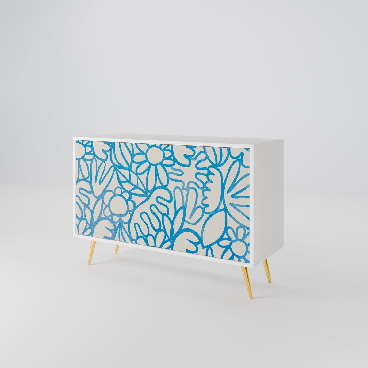 BLOOMY MORNING 2-Door Sideboard