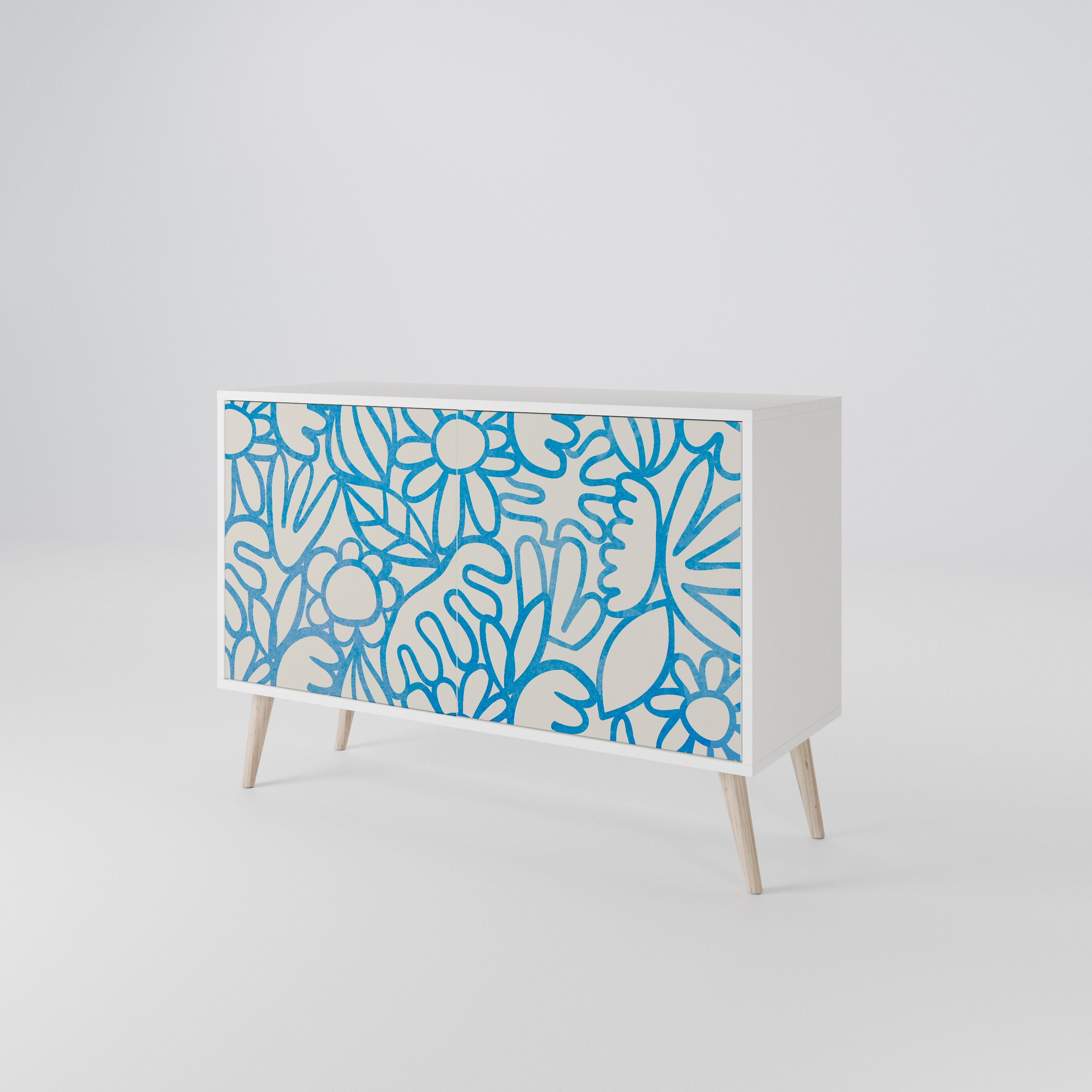 BLOOMY MORNING 2-Door Sideboard