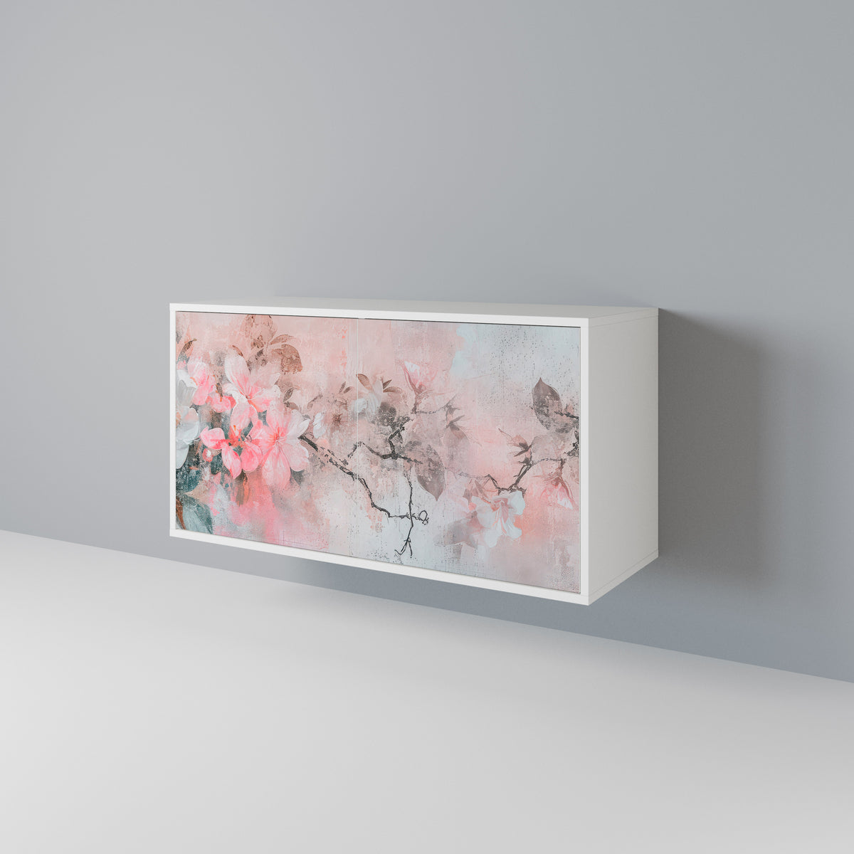 CHERRY BLOSSOM Skänk med två dörrar