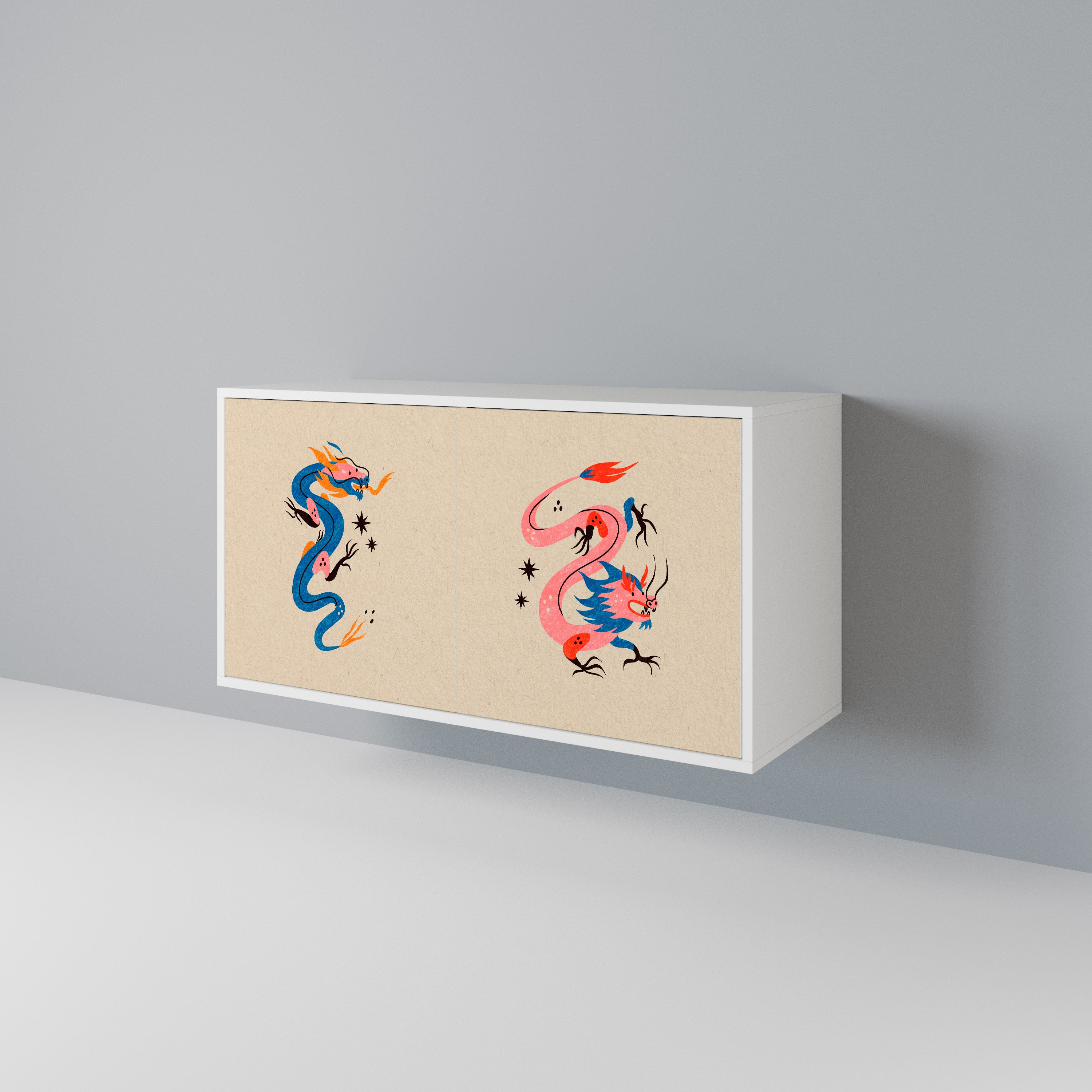MYTHOLOGICAL CREATURES Aparador de 2 Puertas