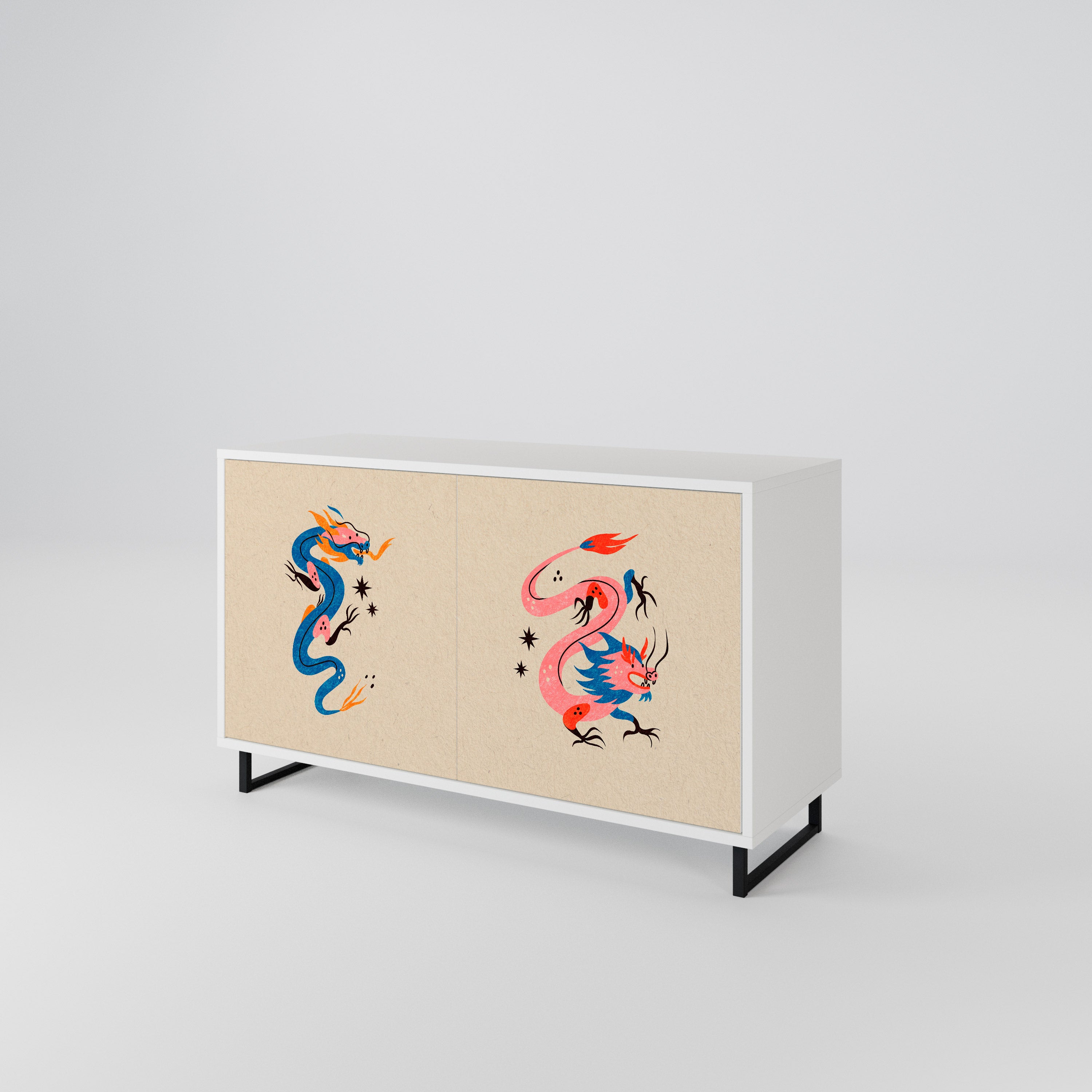 MYTHOLOGICAL CREATURES Aparador de 2 Puertas