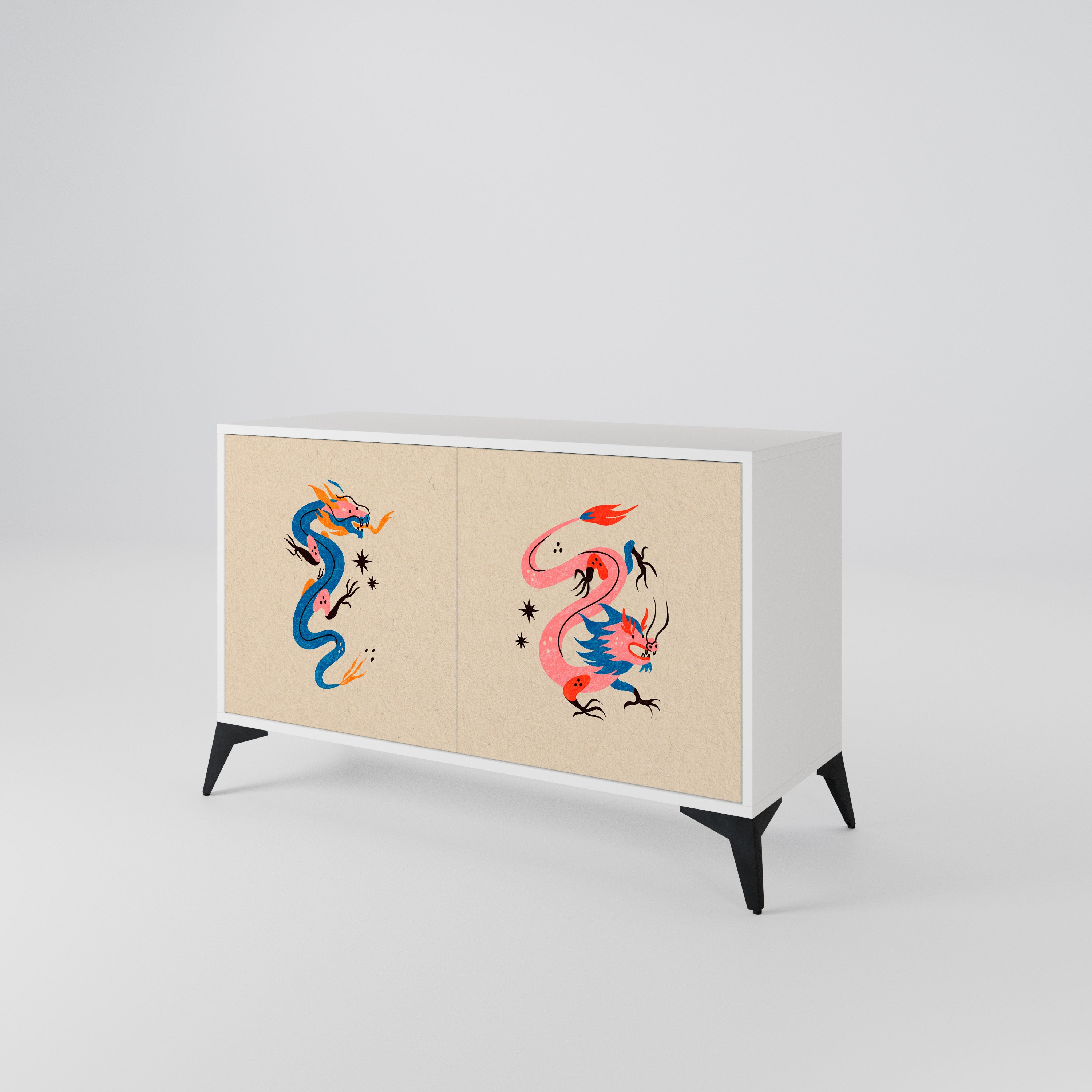 MYTHOLOGICAL CREATURES Aparador de 2 Puertas