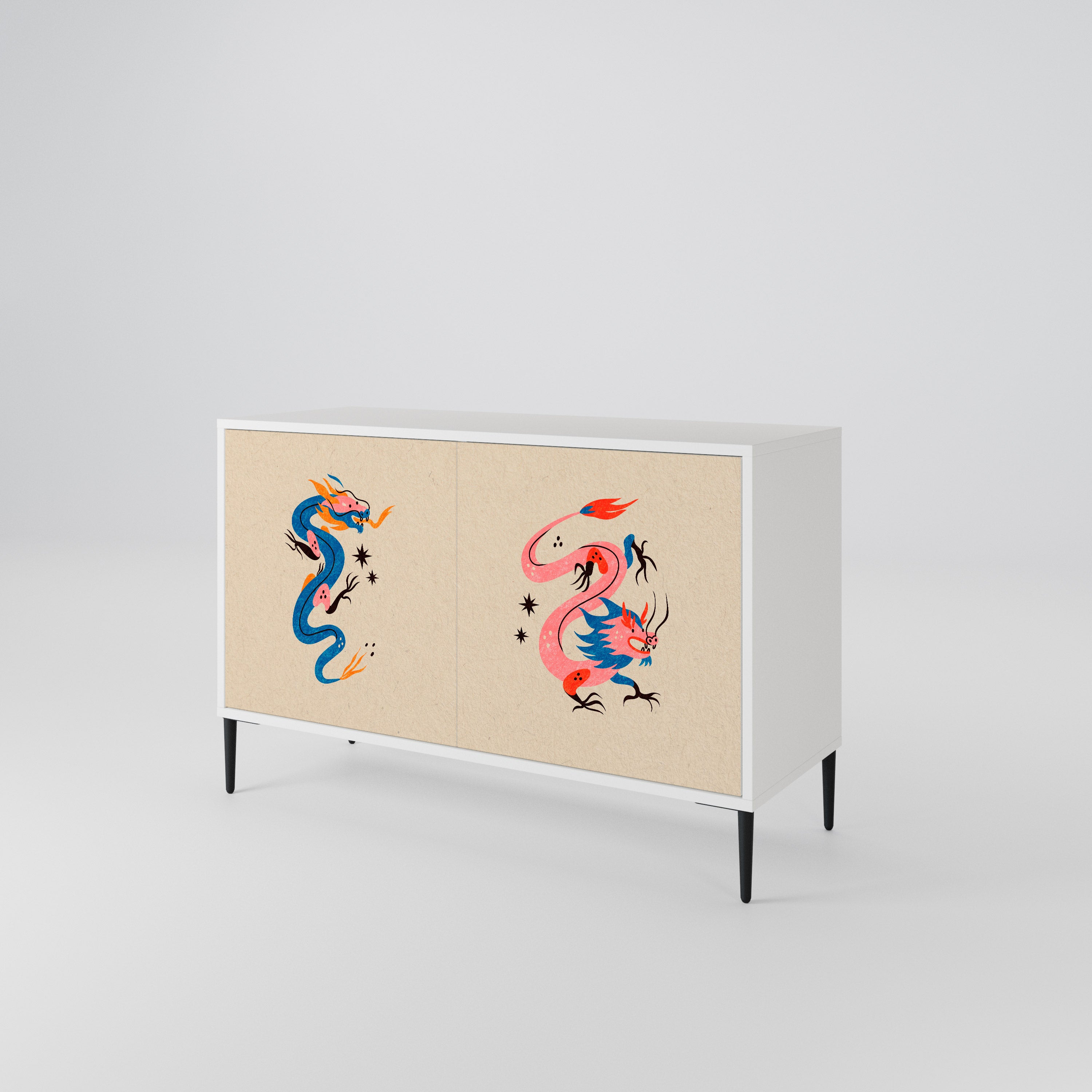 MYTHOLOGICAL CREATURES Aparador de 2 Puertas