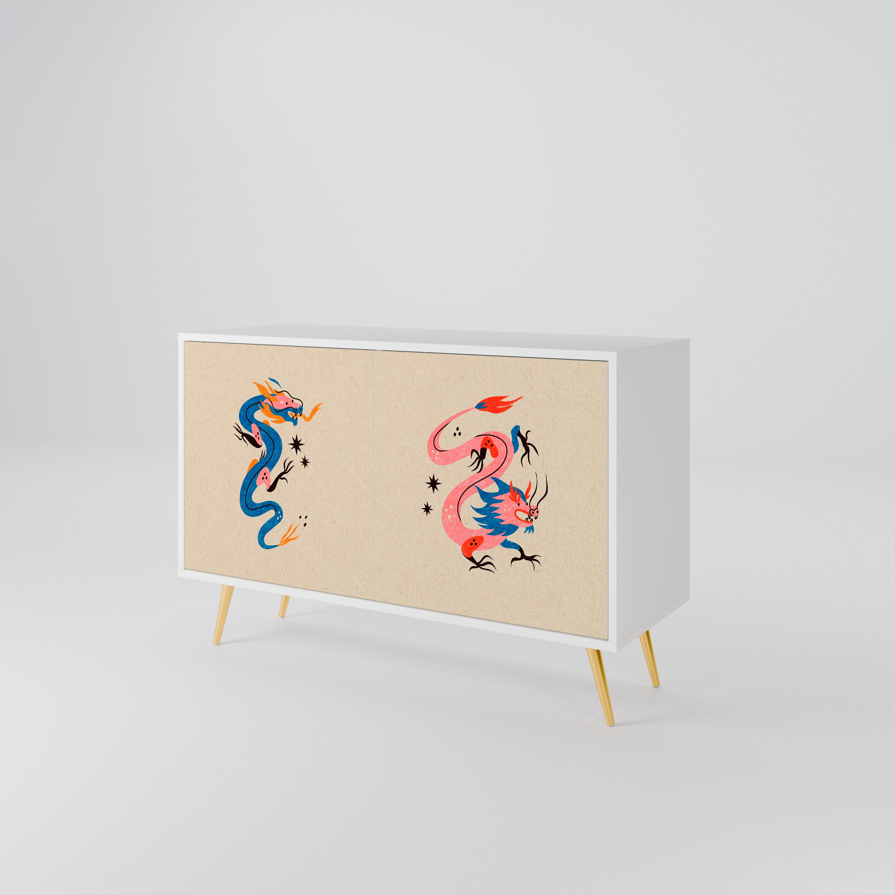 MYTHOLOGICAL CREATURES Aparador de 2 Puertas