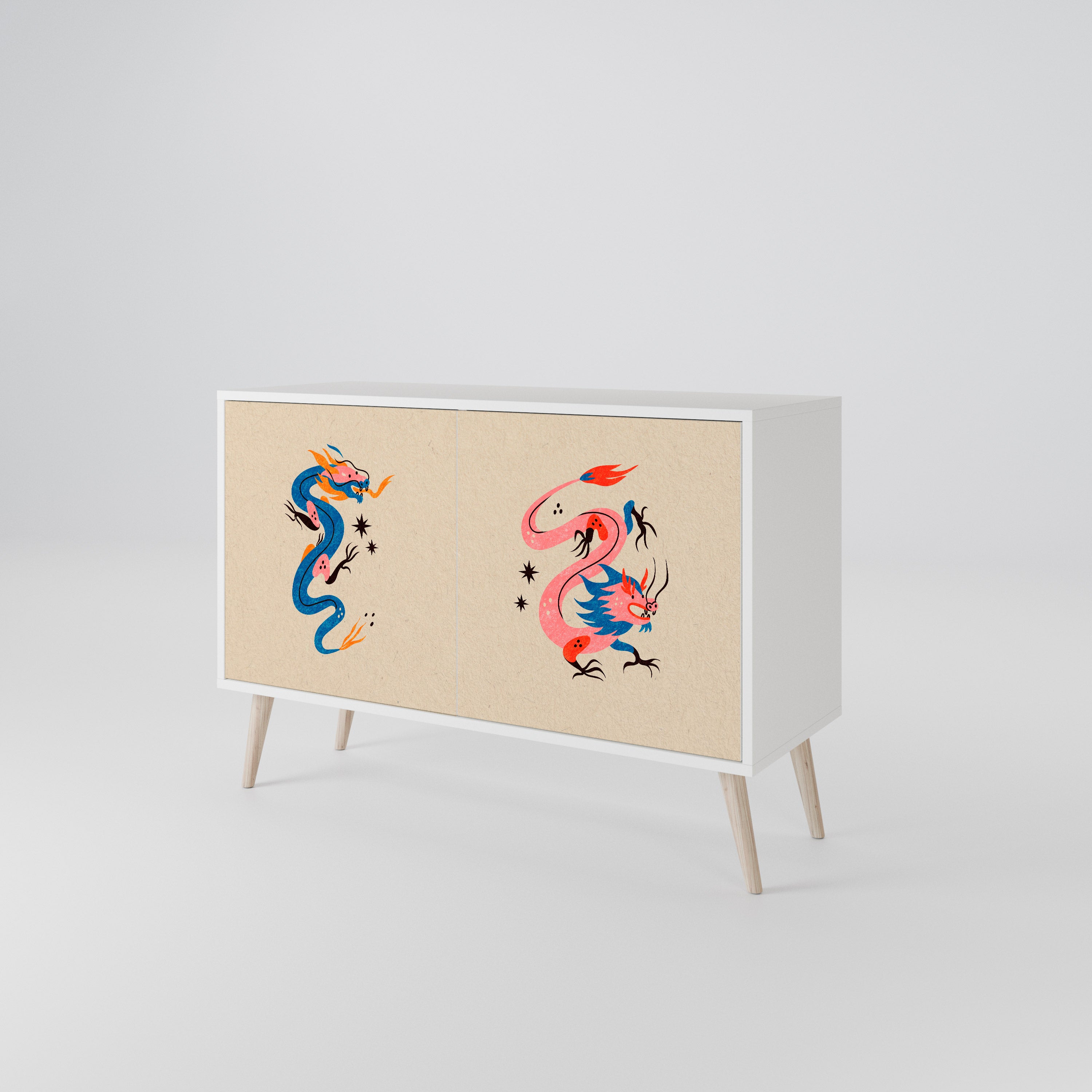 MYTHOLOGICAL CREATURES Aparador de 2 Puertas