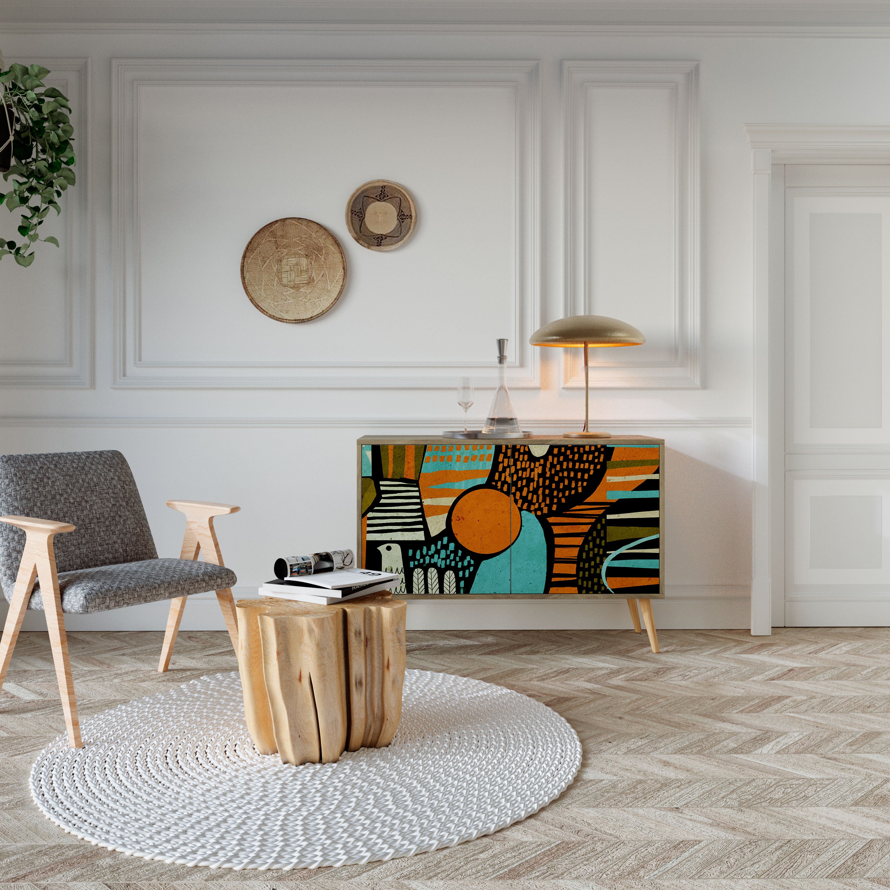 GEODE GLIMMER Μπουφές 2-θυρών