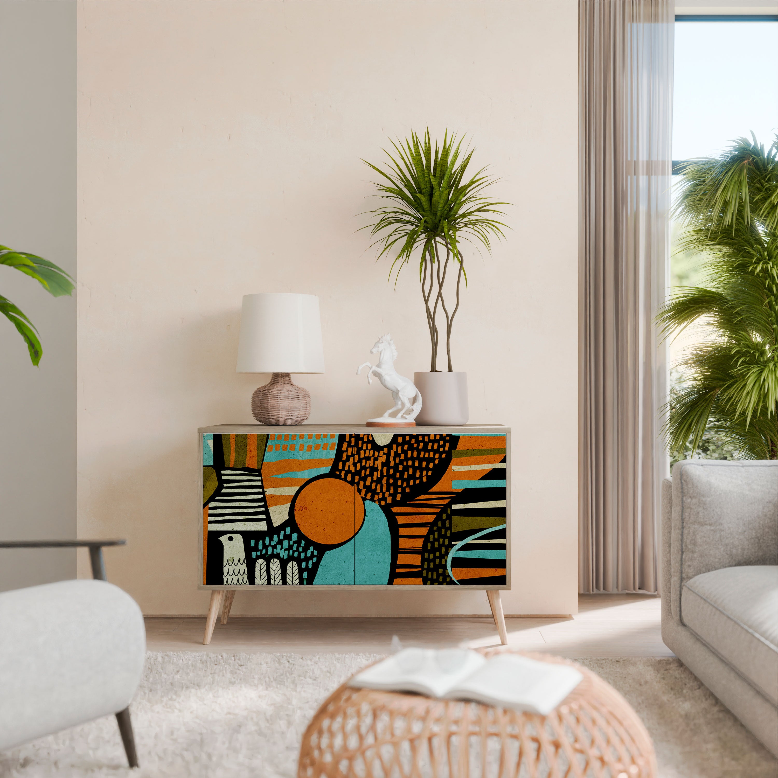 GEODE GLIMMER Μπουφές 2-θυρών