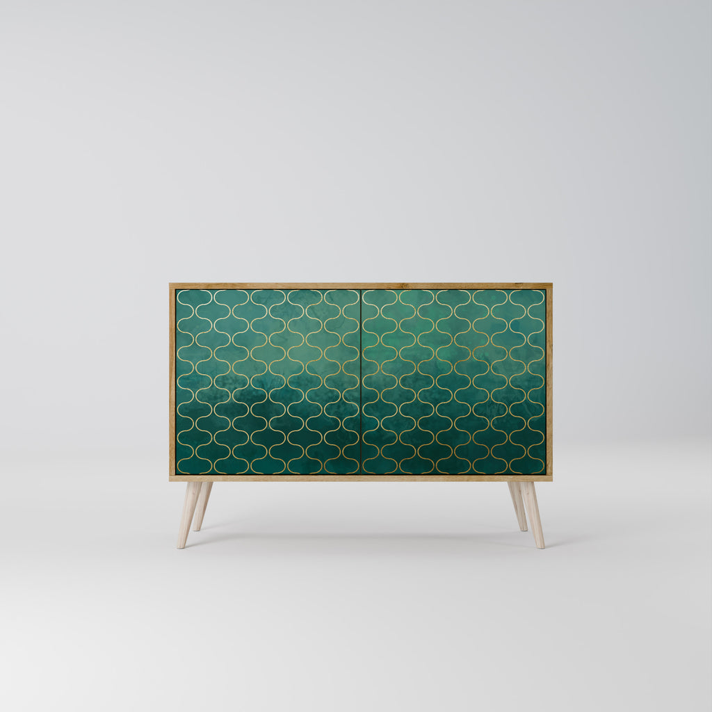 TESSELATED GREENERY 2-türiges Sideboard