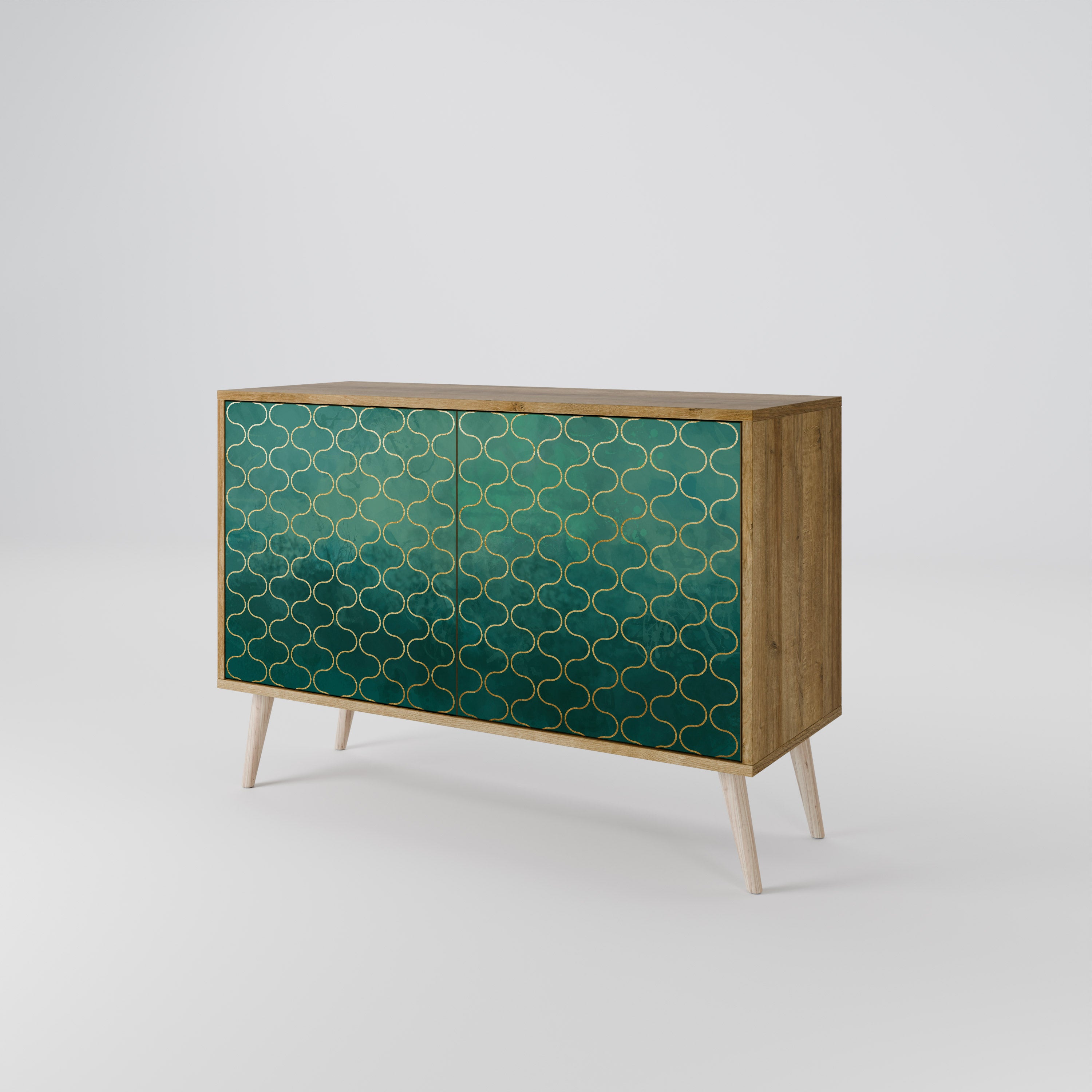 TESSELATED GREENERY 2-türiges Sideboard