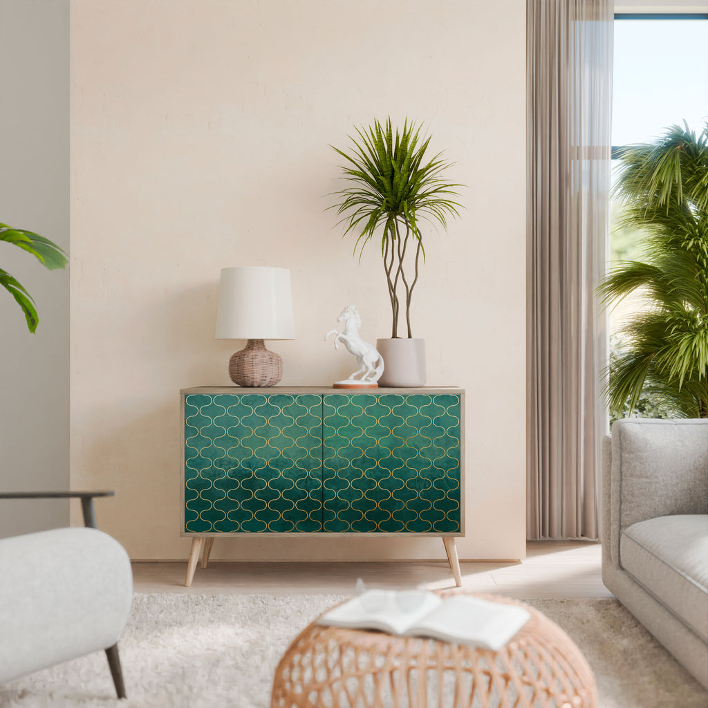 TESSELATED GREENERY 2-türiges Sideboard