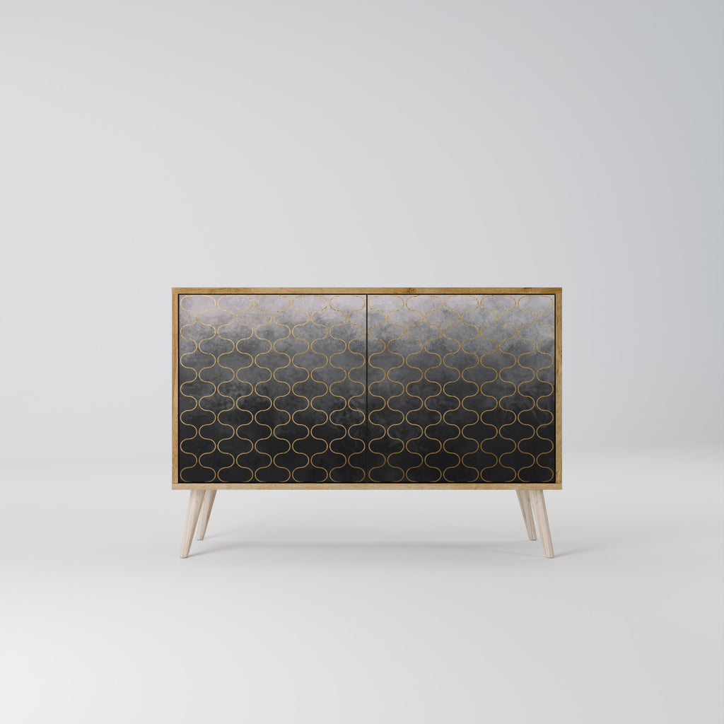 TESSELATED GRAYISH 2-Door Sideboard