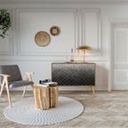 TESSELATED GRAYISH 2-Door Sideboard