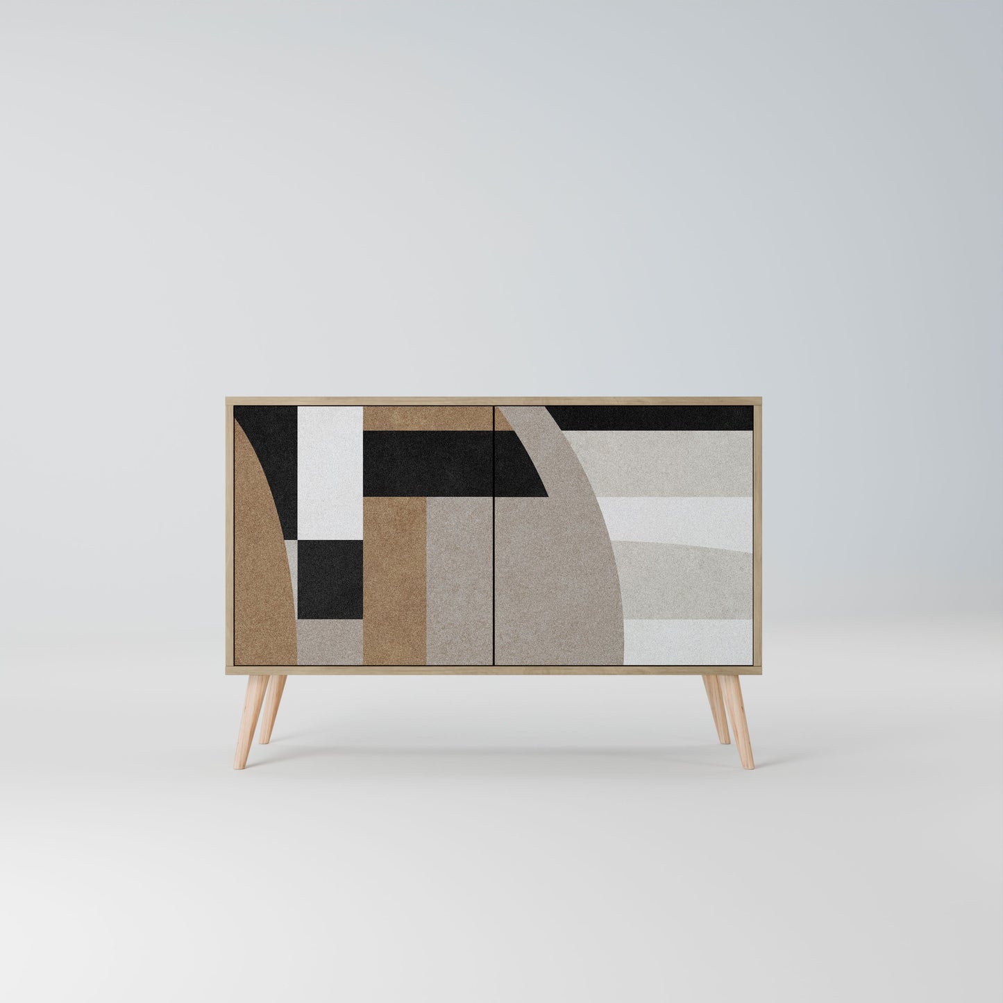 DELICATE MEMENTO Sideboard mit 2 Türen in Eichenoptik