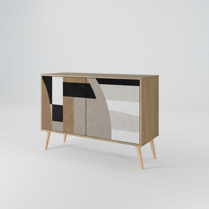 DELICATE MEMENTO Sideboard mit 2 Türen in Eichenoptik