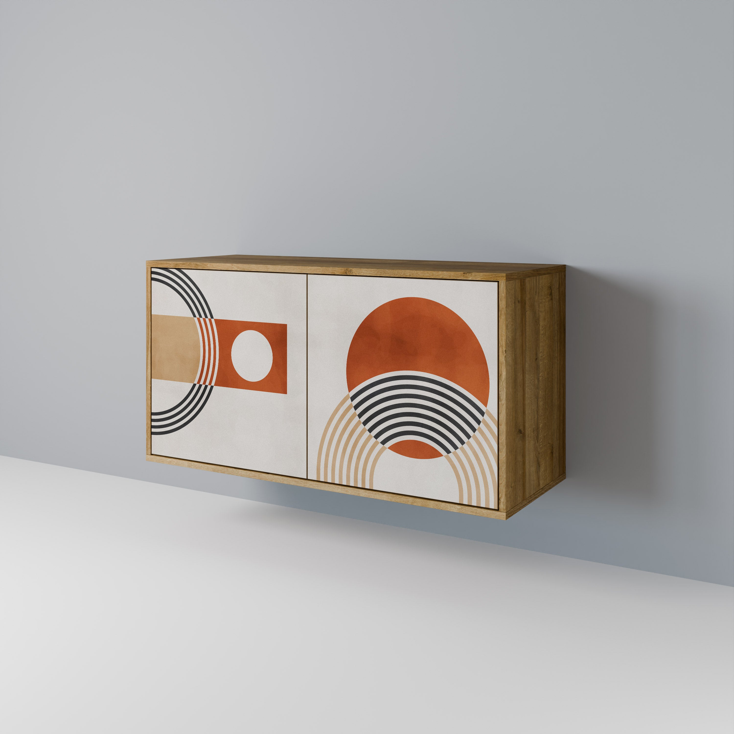 SPACE AROUND Skänk med två dörrar