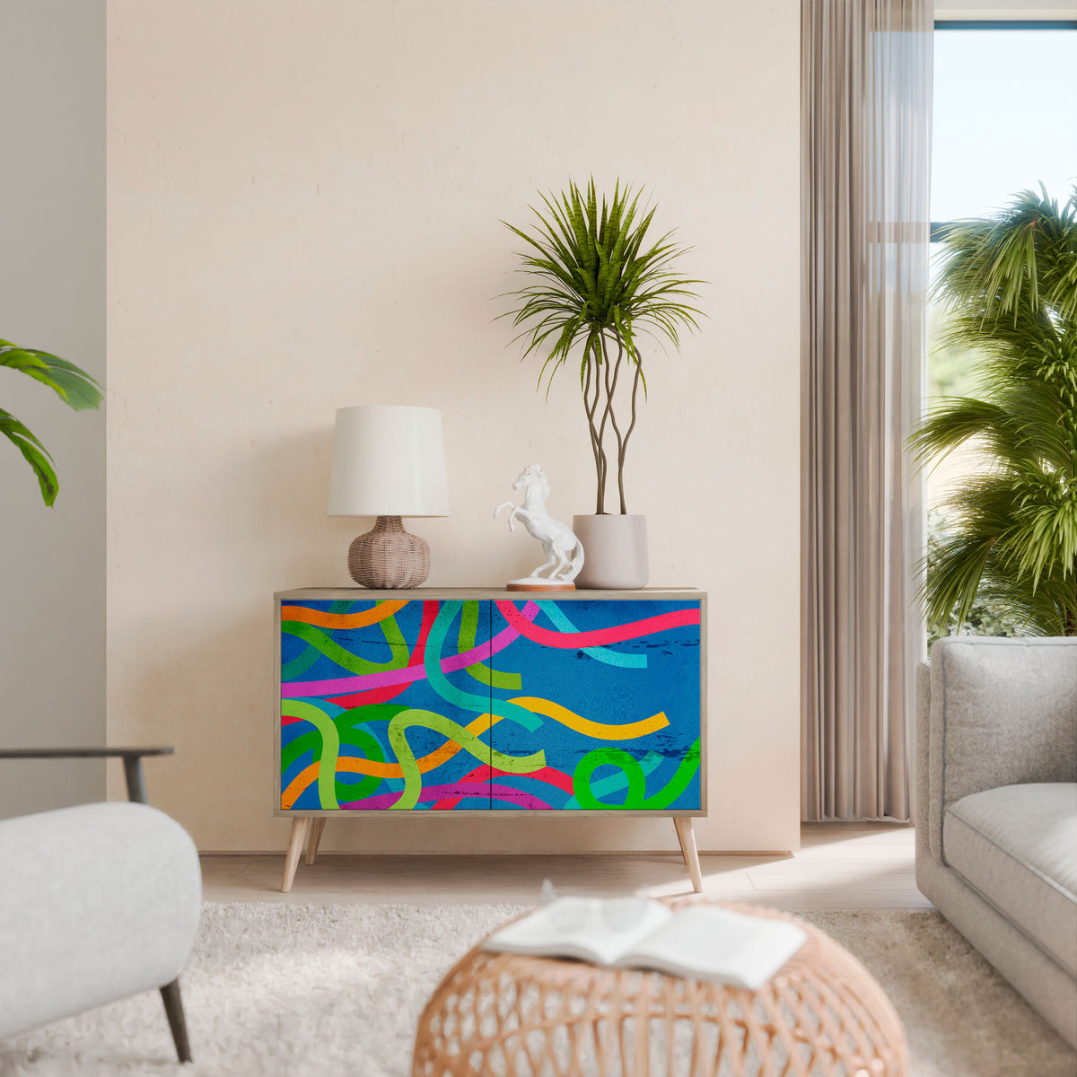STREAMER TANGLE 2-Door Sideboard