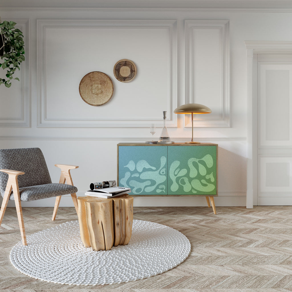 IRREGULAR BLUE Μπουφές 2-θυρών