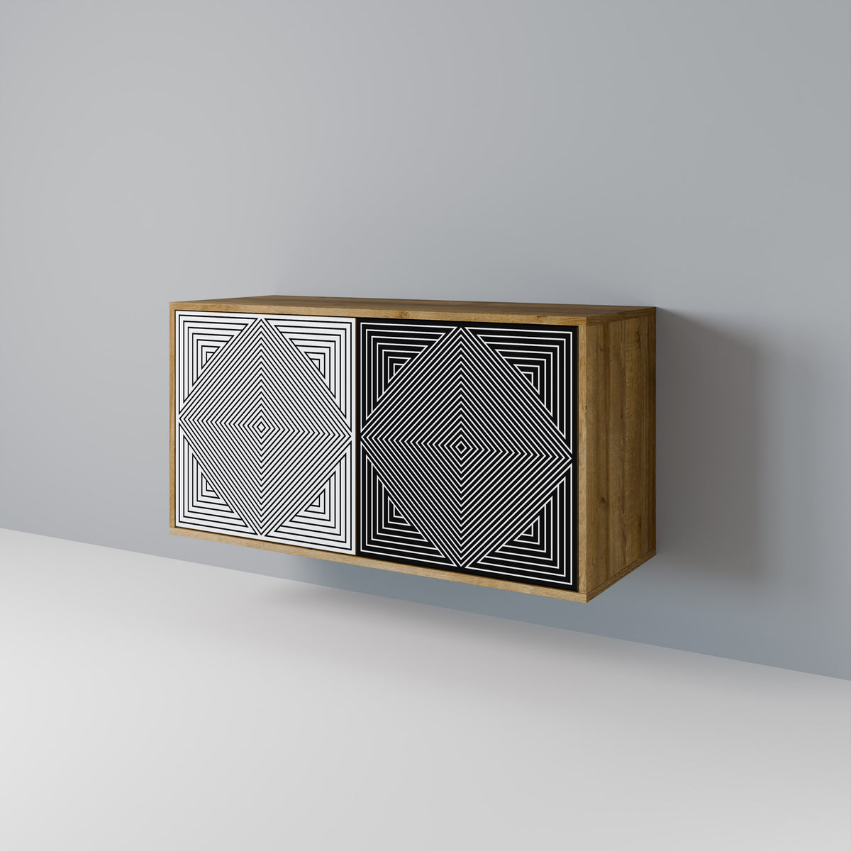 POLYGON ILLUSION Μπουφές 2-θυρών