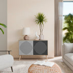 POLYGON ILLUSION Aparador de 2 Puertas