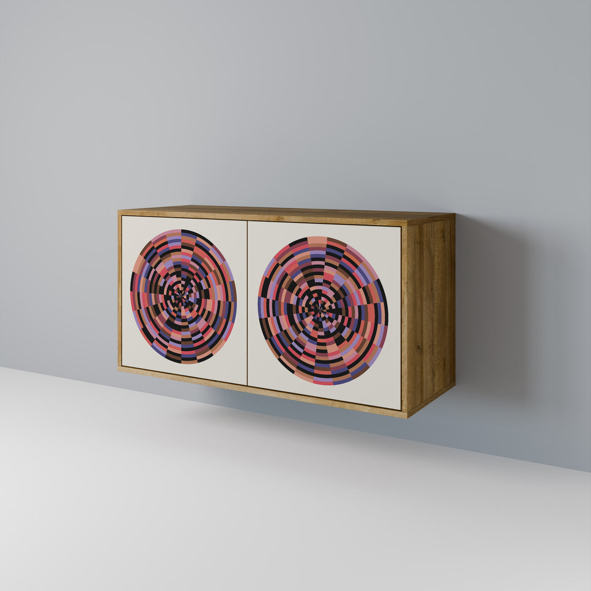 BROWN CIRCLES Μπουφές 2-θυρών