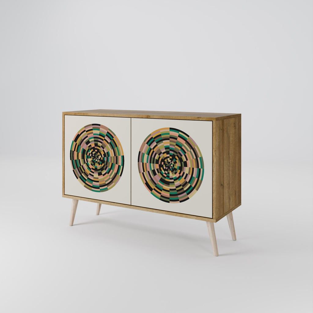 GREEN CIRCLES 2-Door Sideboard