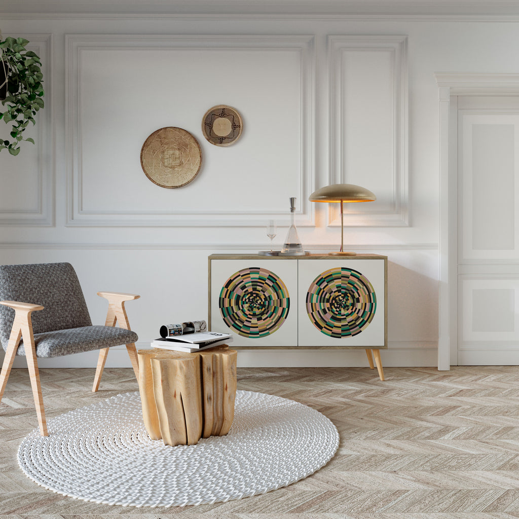 GREEN CIRCLES 2-Door Sideboard