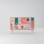 GOSSAMER ECHOES Skänk med två dörrar