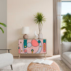 GOSSAMER ECHOES Skänk med två dörrar