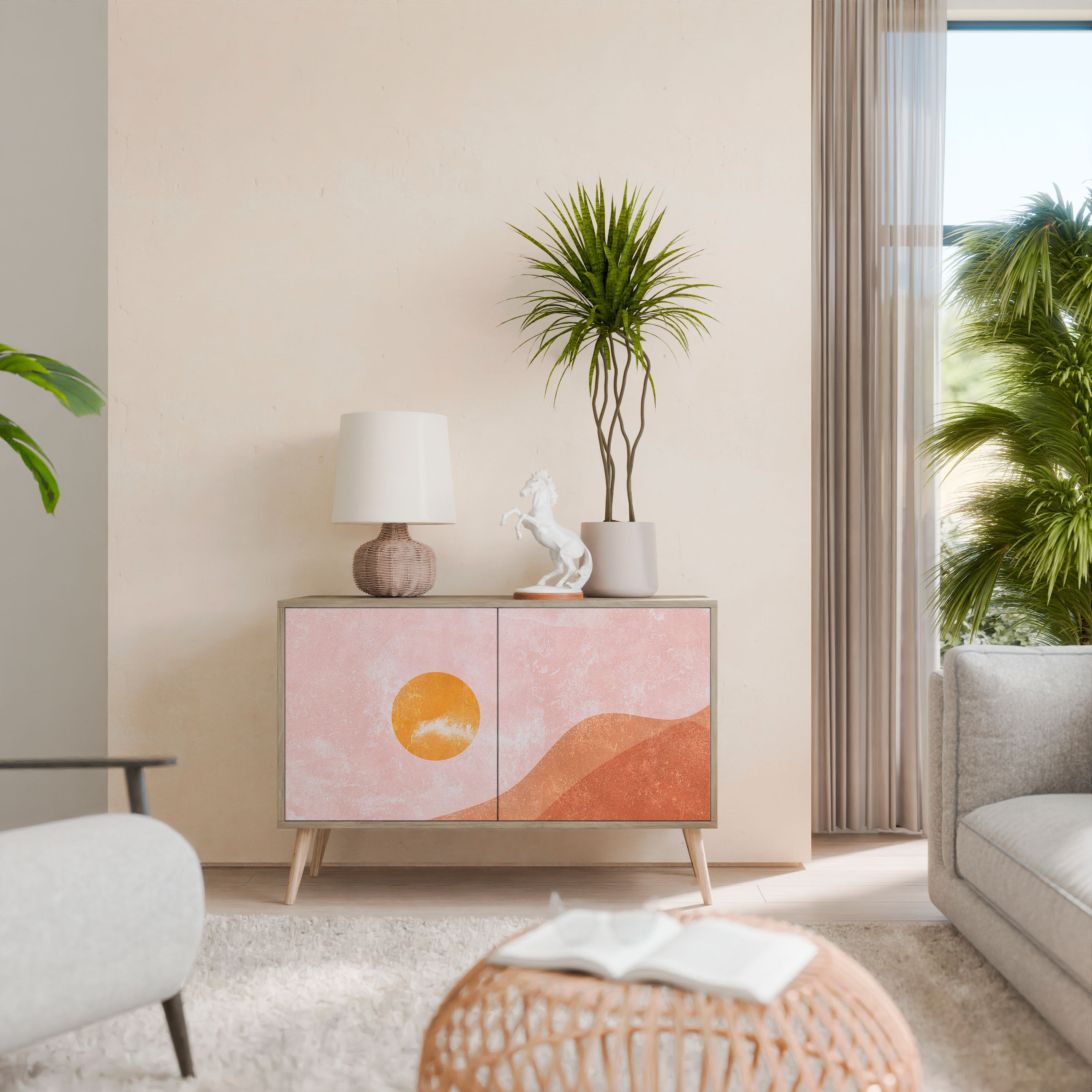 LUMINOUS SUNLIGHT 2-türiges Sideboard