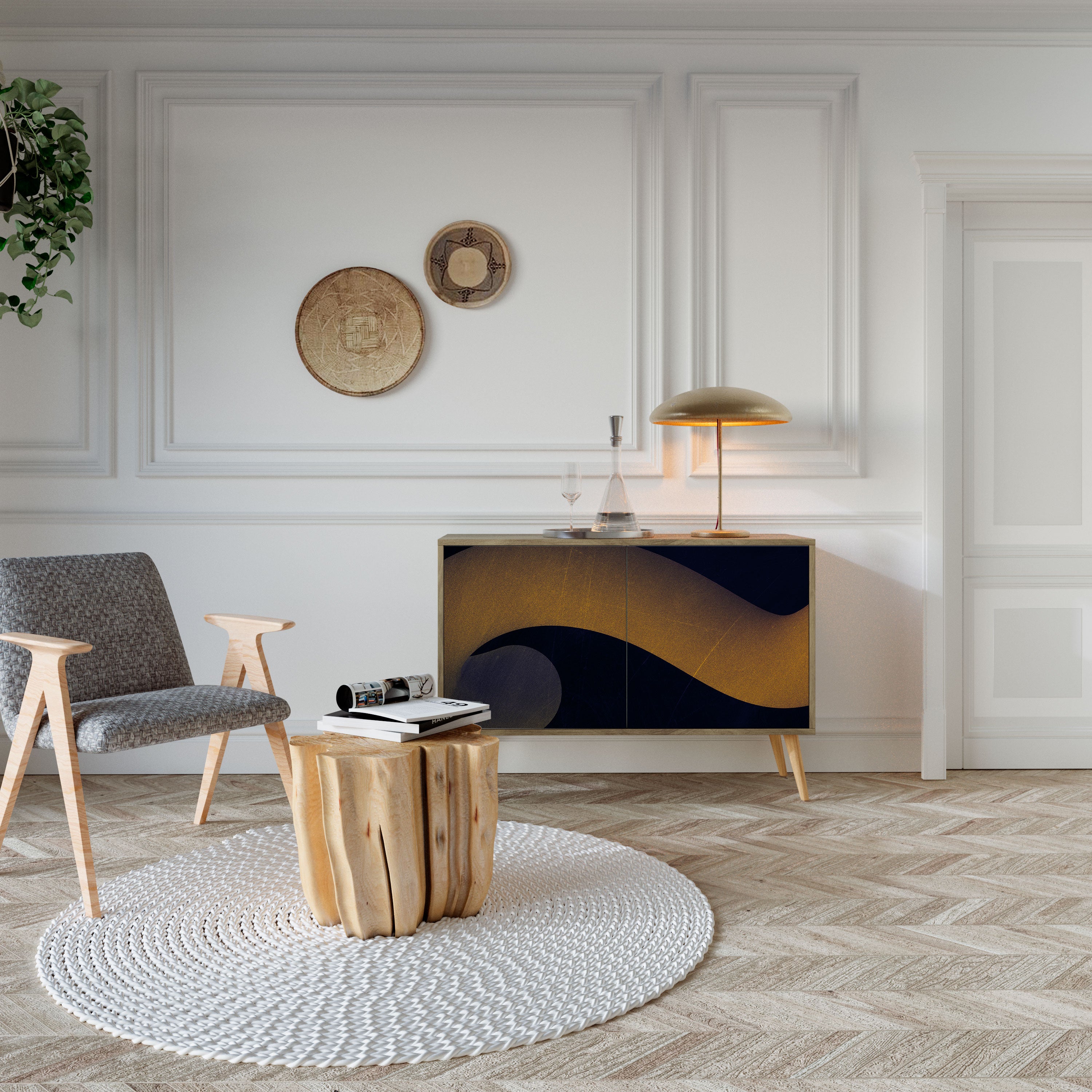 HOLLOW TIME 2-türiges Sideboard