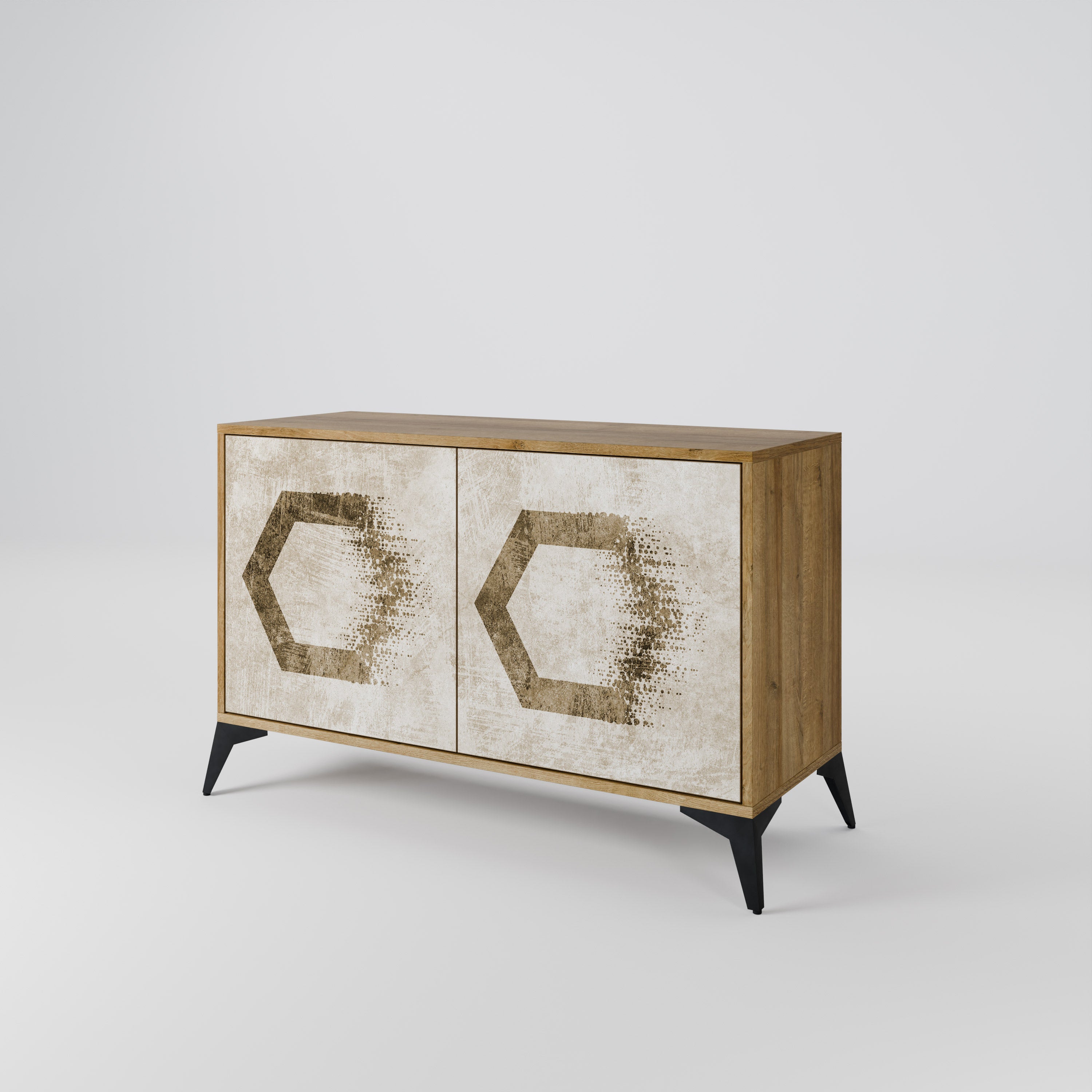HEXAGONAL SHAPES 2-türiges Sideboard