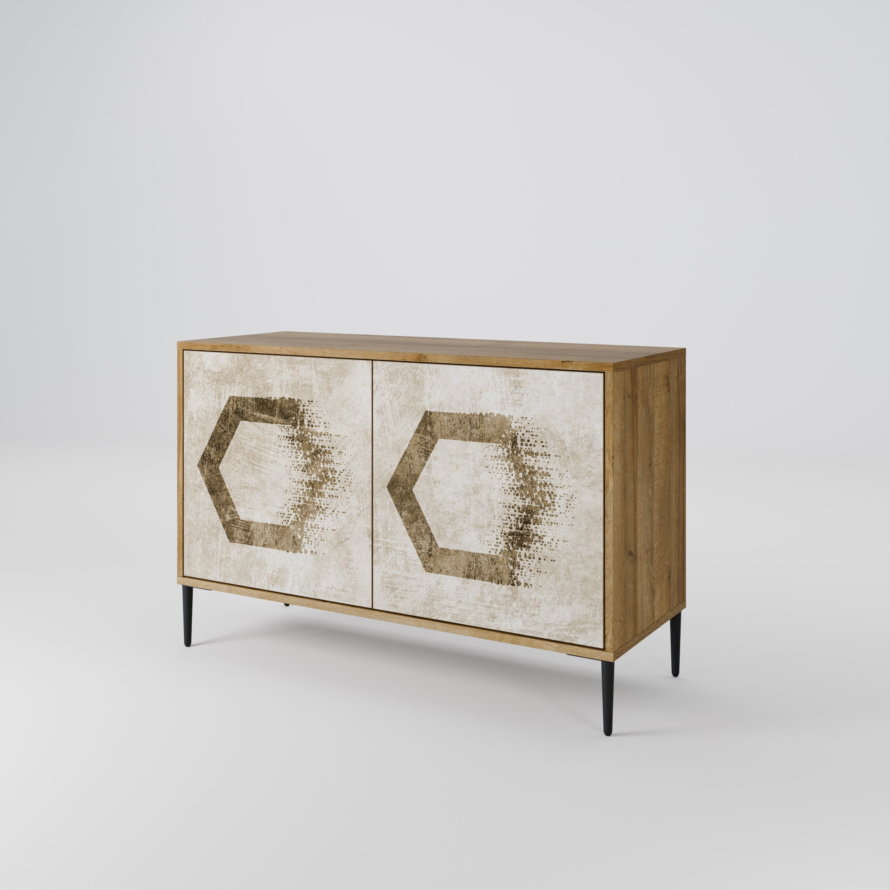 HEXAGONAL SHAPES 2-türiges Sideboard