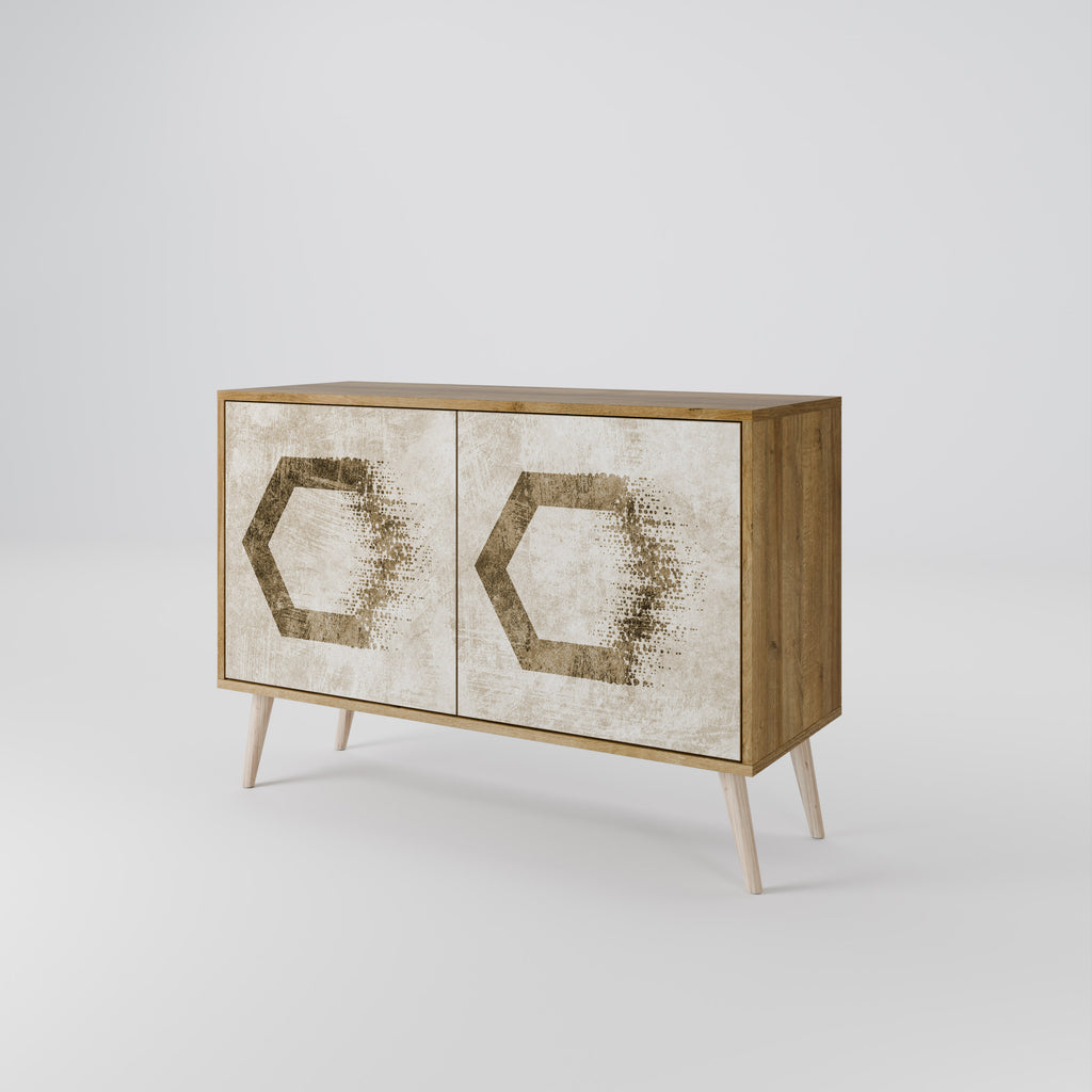 HEXAGONAL SHAPES 2-türiges Sideboard