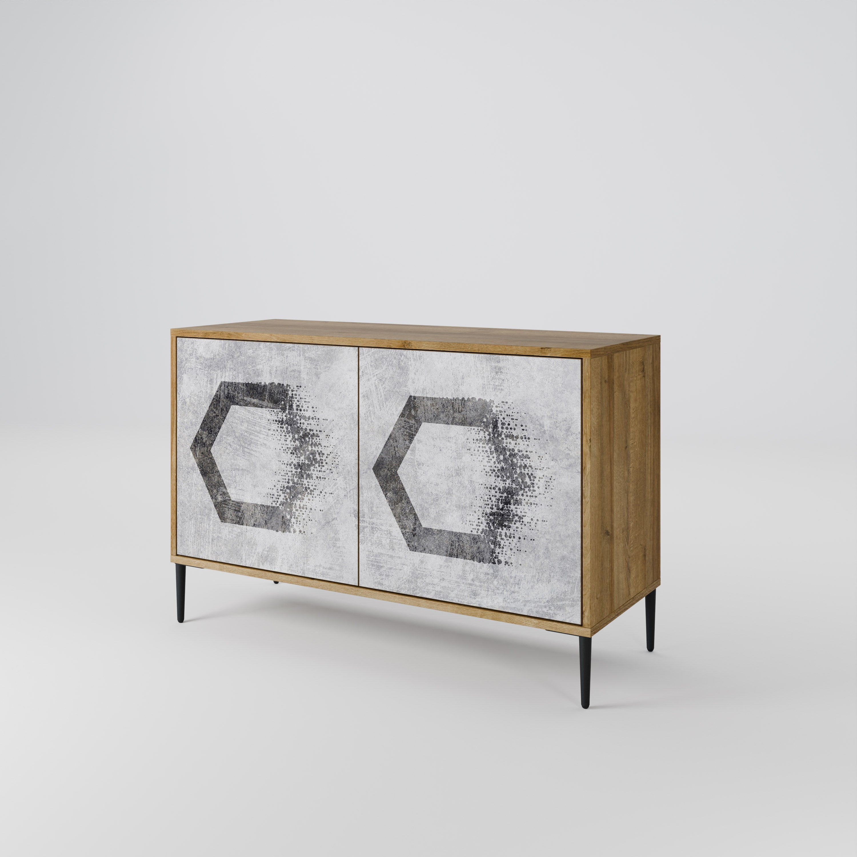 HEXAGONAL FIGURES 2-türiges Sideboard