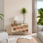 GEOMETRIC FUSION Skänk med två dörrar