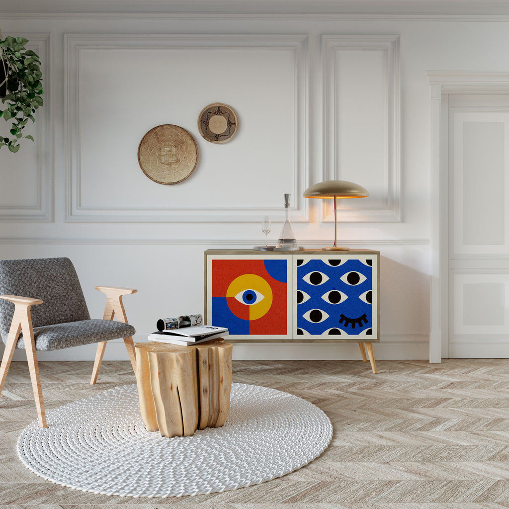 GEOMETRIC EYES 2-Door Sideboard