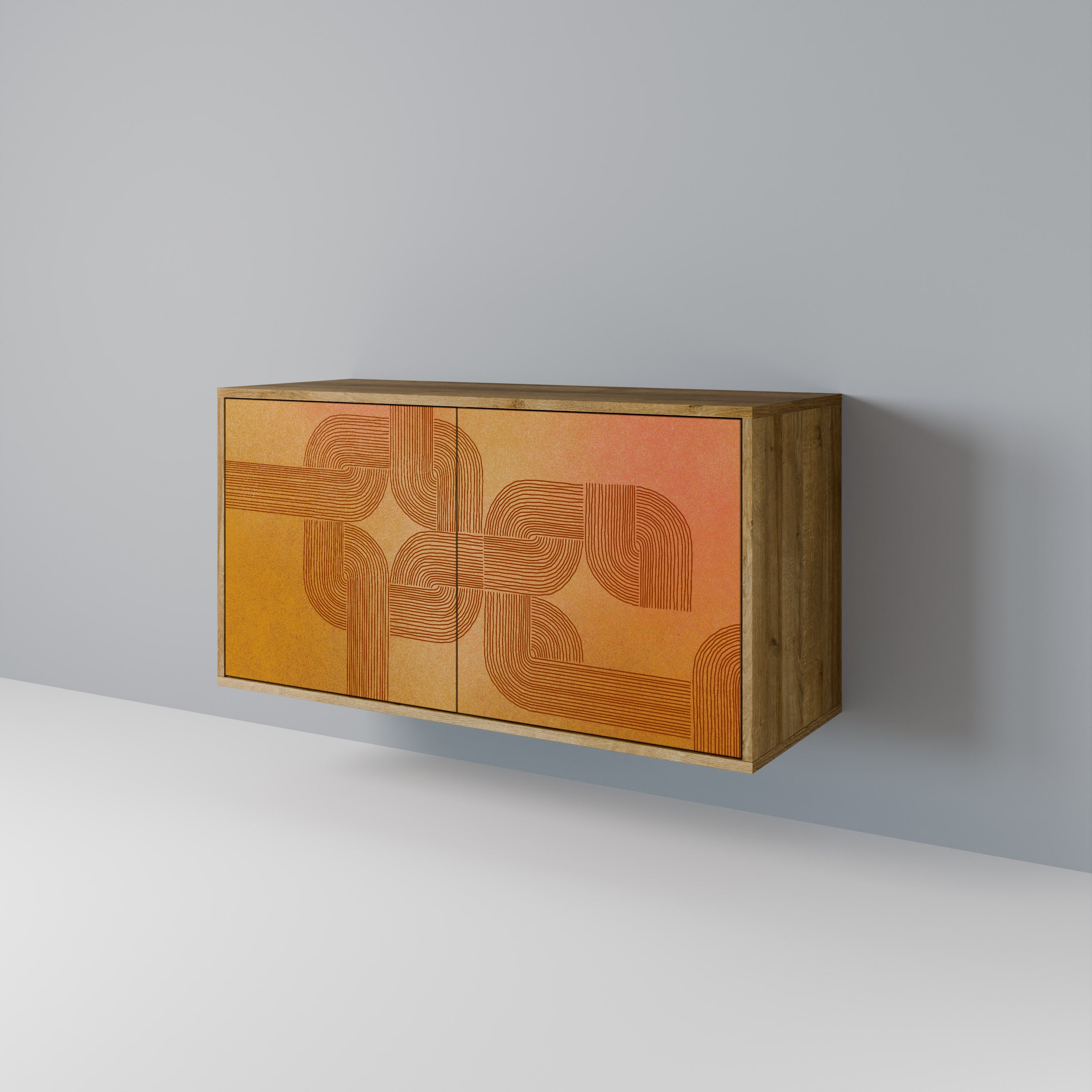 STRENGTHENING RELATION Skänk med två dörrar