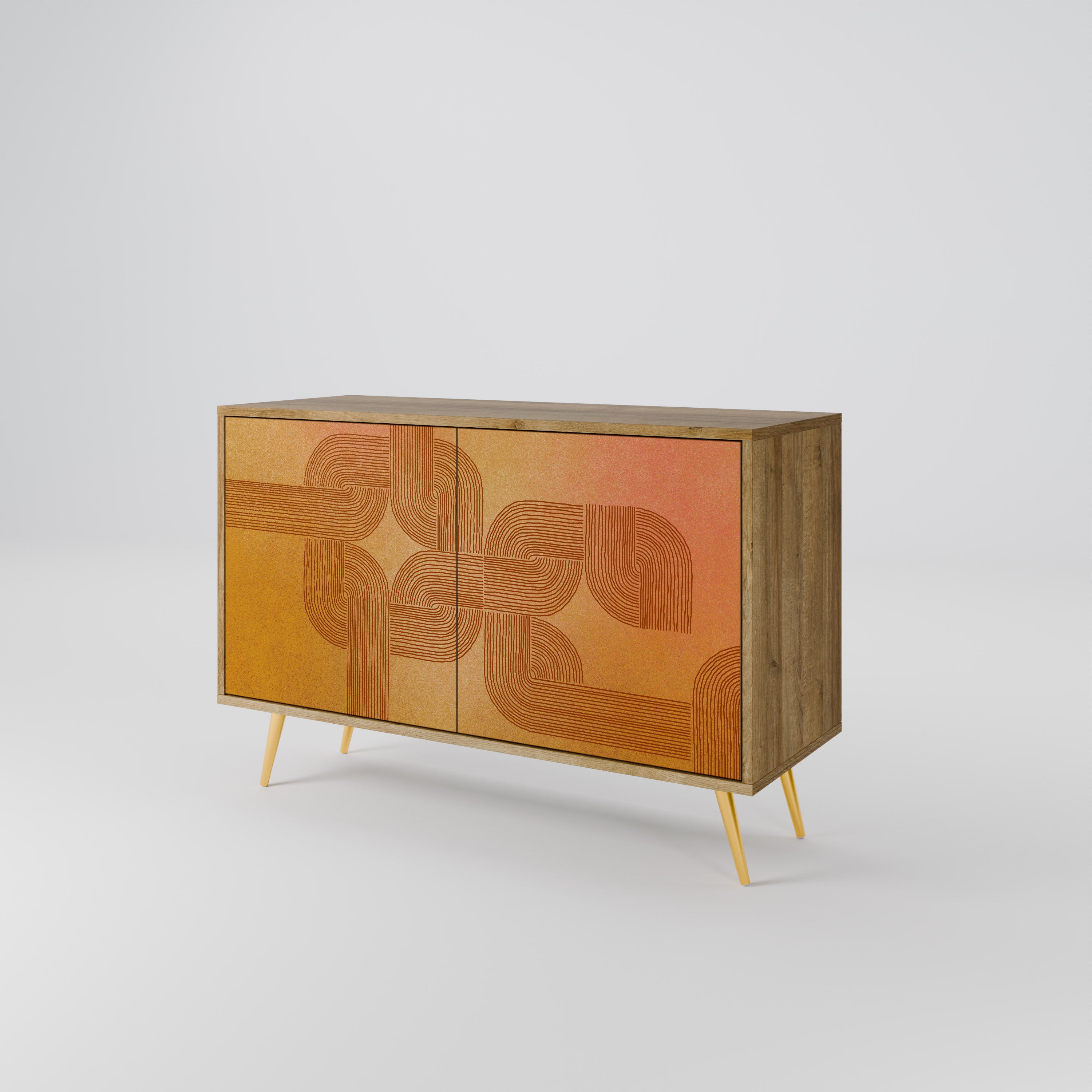 STRENGTHENING RELATION Skänk med två dörrar