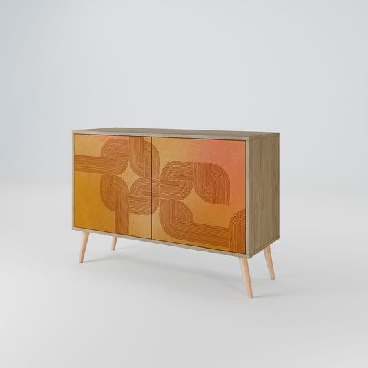 Credenza a 2 ante effetto rovere STRENGTHENING RELATION