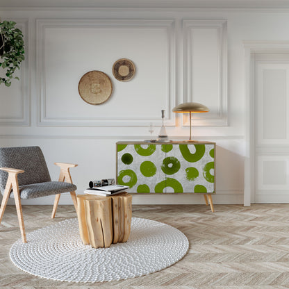 Credenza a 2 ante GREEN RHAPSODY in effetto rovere