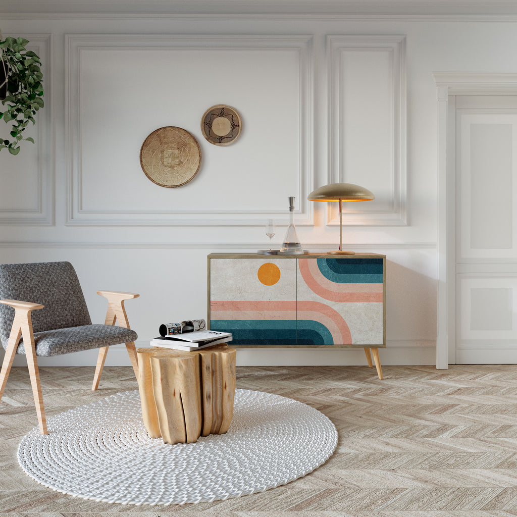 TWO HALVES Μπουφές 2-θυρών